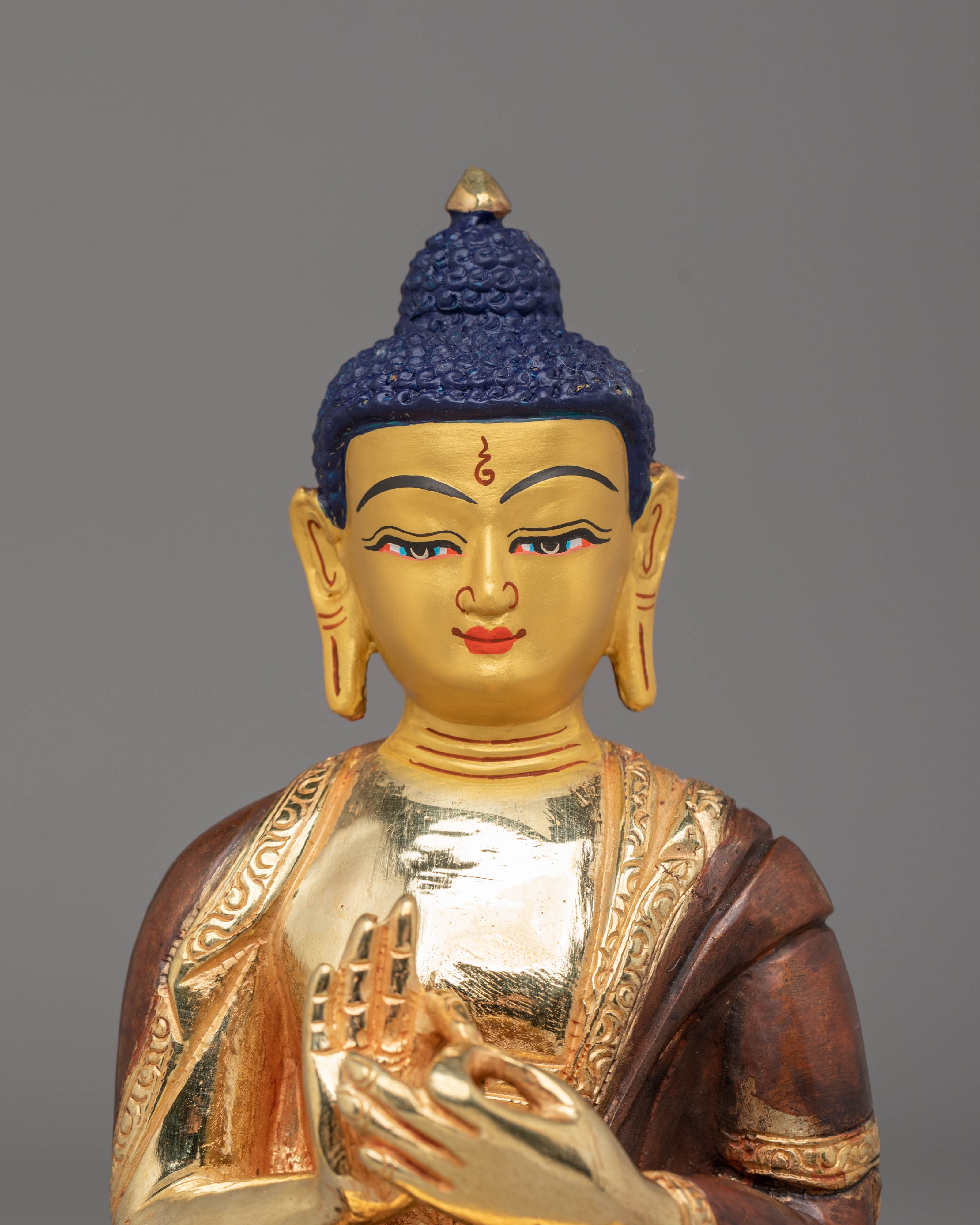 Handcrafted Statue of Vairocana Buddha | Sacred Art for Meditation