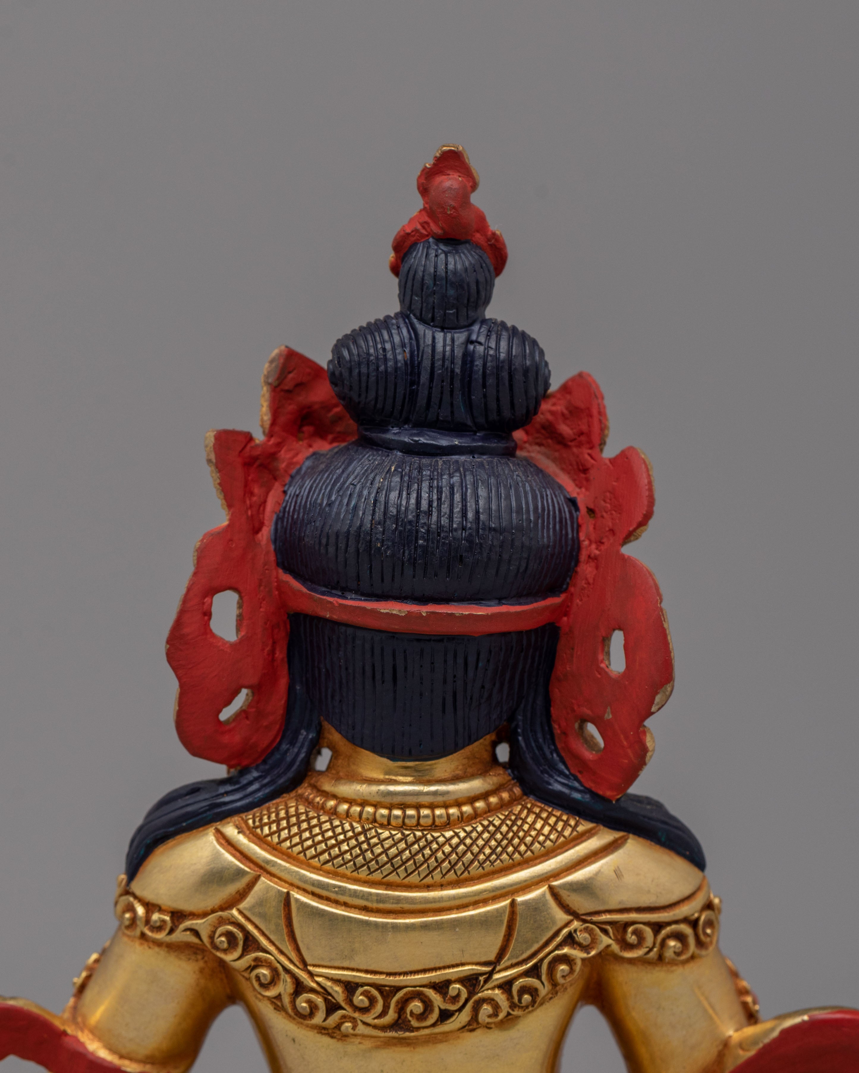 Himalayan Dzambhala Deity Statue | Tibetan God of Wealth & Prosperity