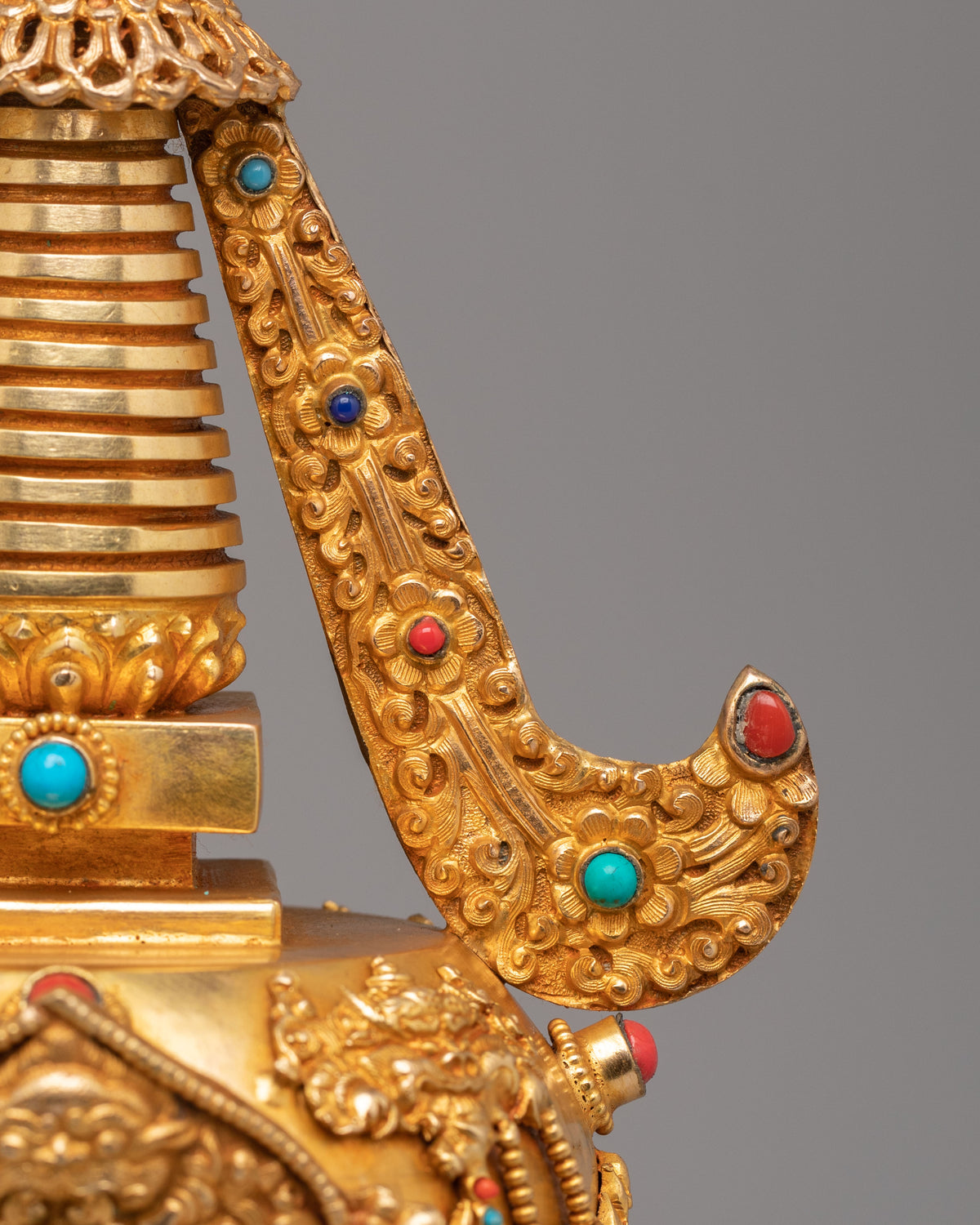 Enlightenment Stupa for Buddhist Altar | Handcrafted Spiritual Decor
