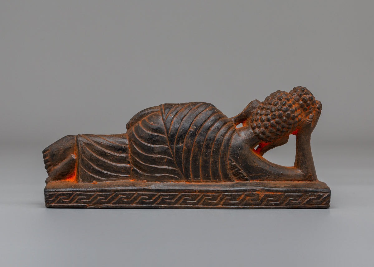 Handcrafted Sleeping Buddha Statue | Himalayan Meditation Art