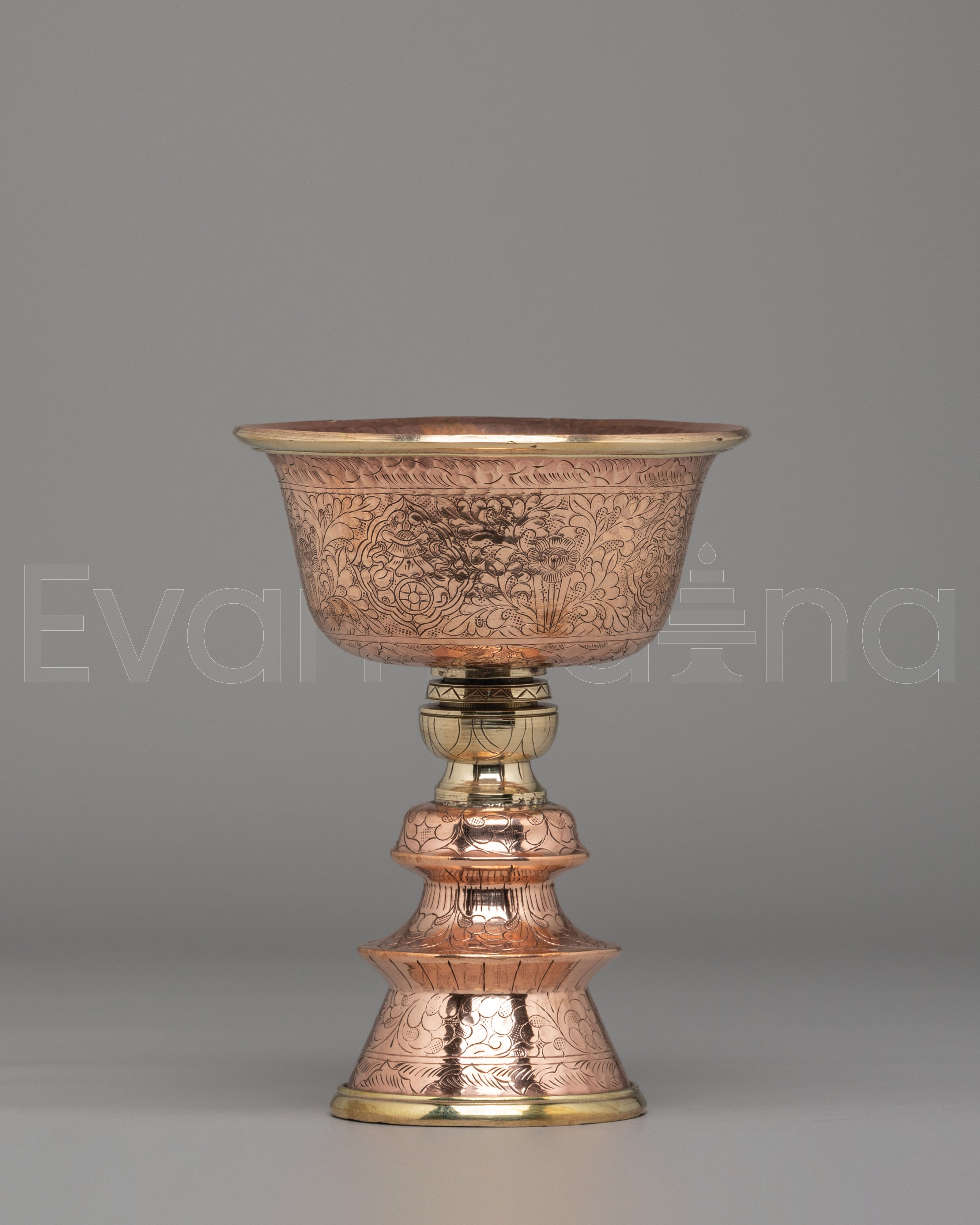 Sacred Buddhist Ritual Butter Lamp
