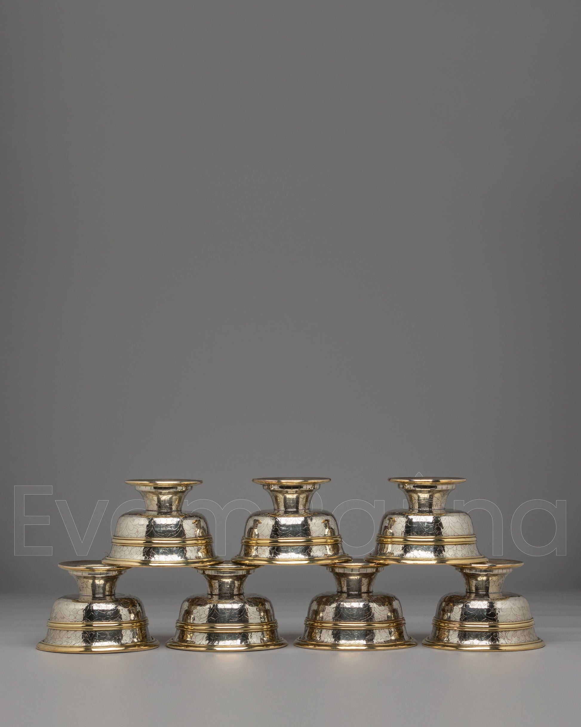 Buddhist Water Offering Bowls Set