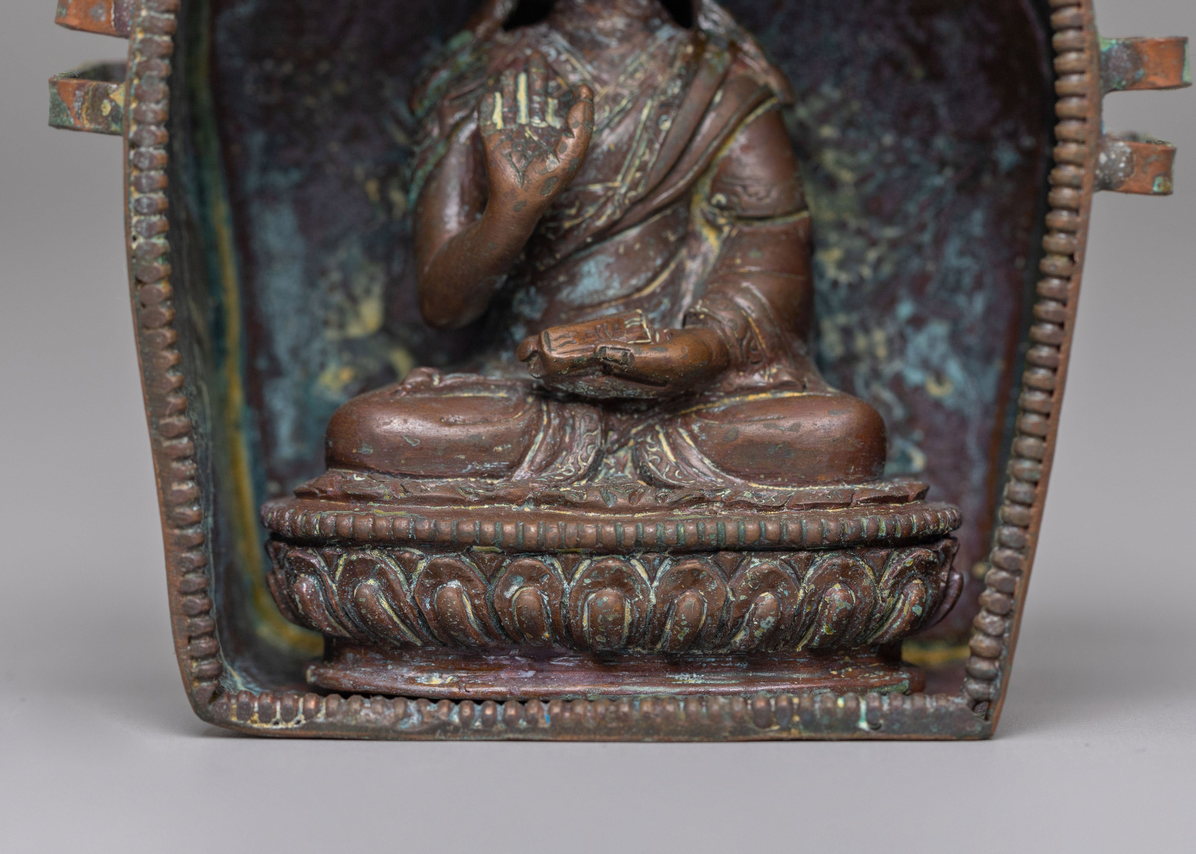 Sacred Tsongkhapa Ghau Shrine Box Set | Tibetan Buddhist Master Collection