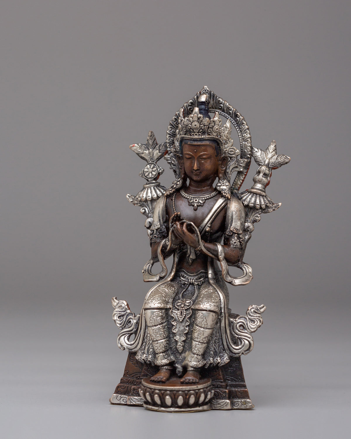 Handcrafted Maitreya Buddha Buddhist Statue | Spiritual Decor