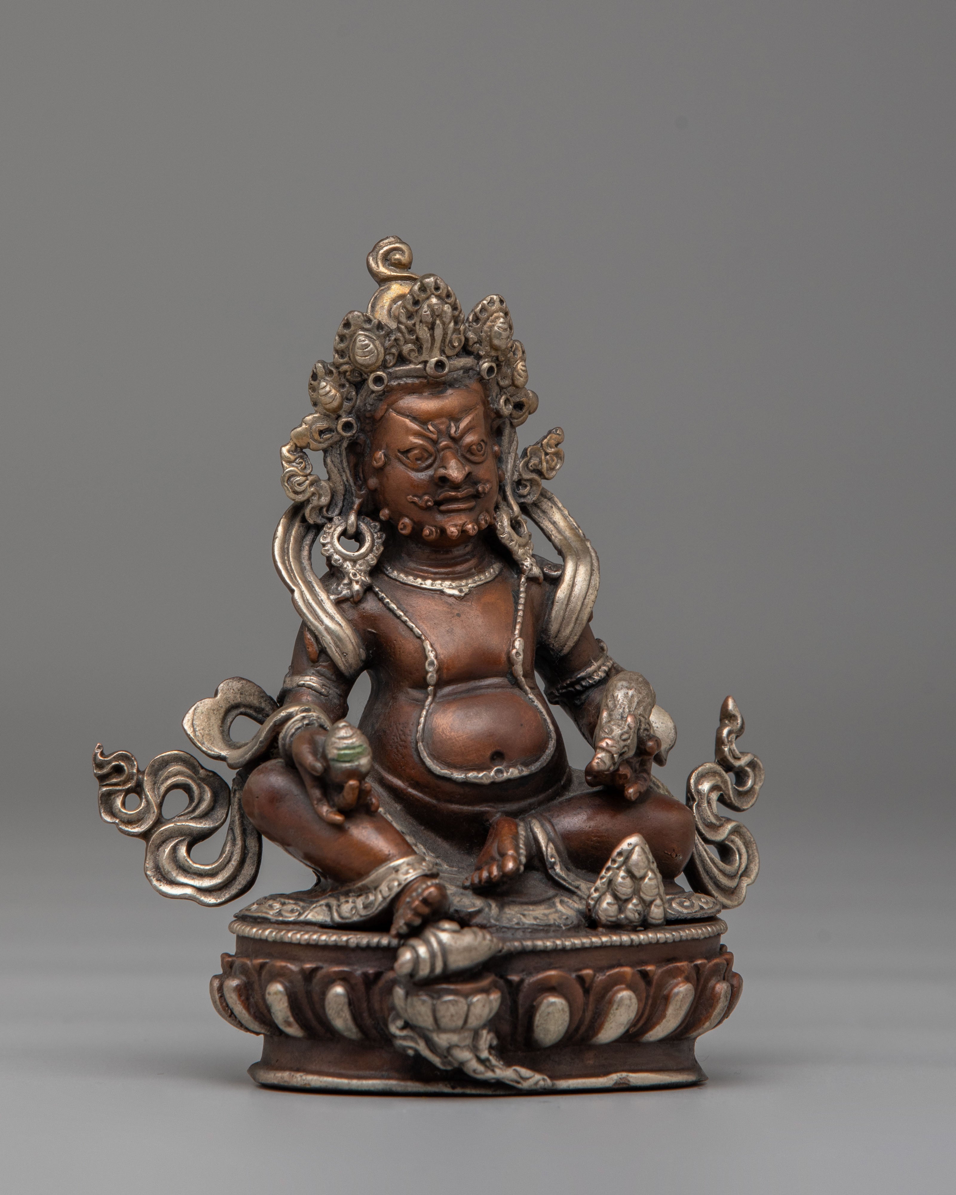 Himalayan Dzambhala Statue | Wealth Deity Sculpture