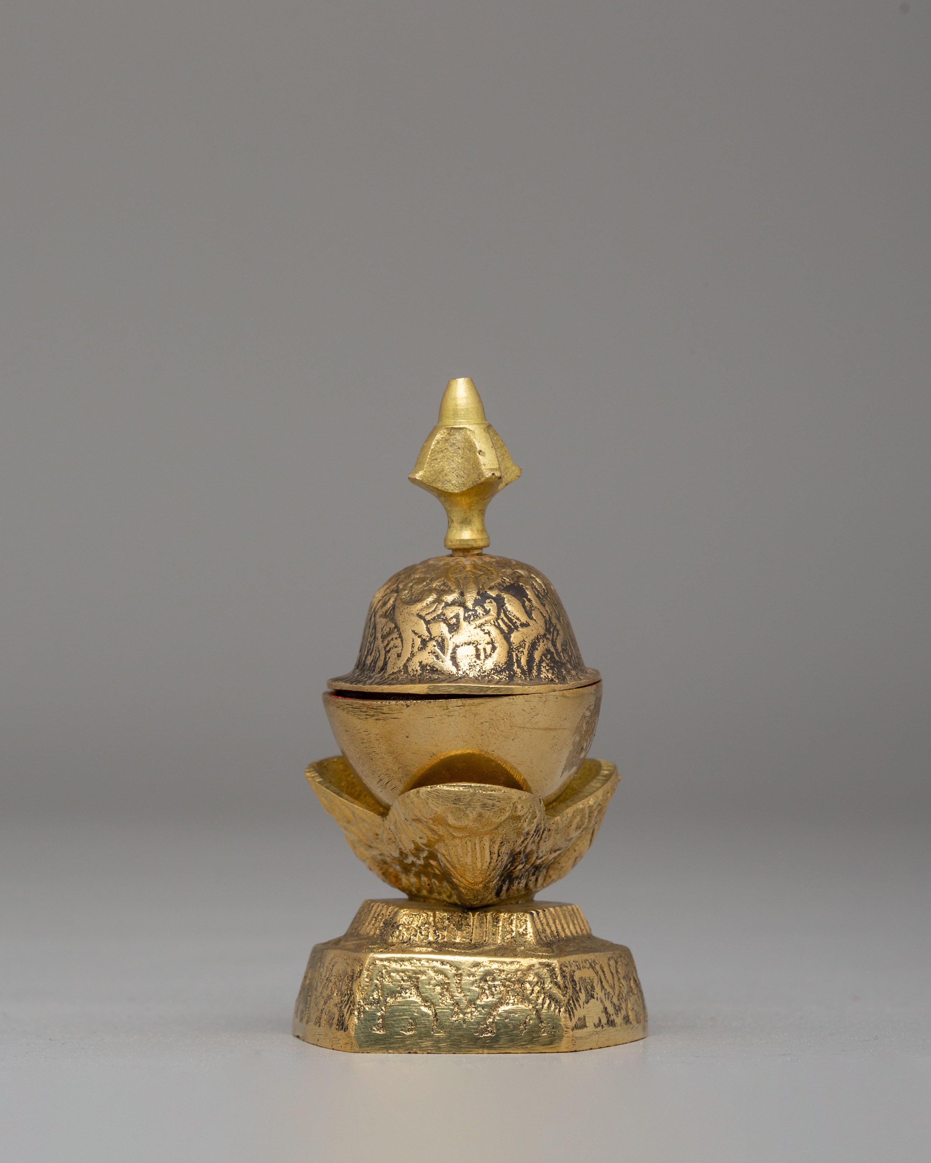Sacred Buddhist Kapala Set for Altar | Ritual Offering Vessels