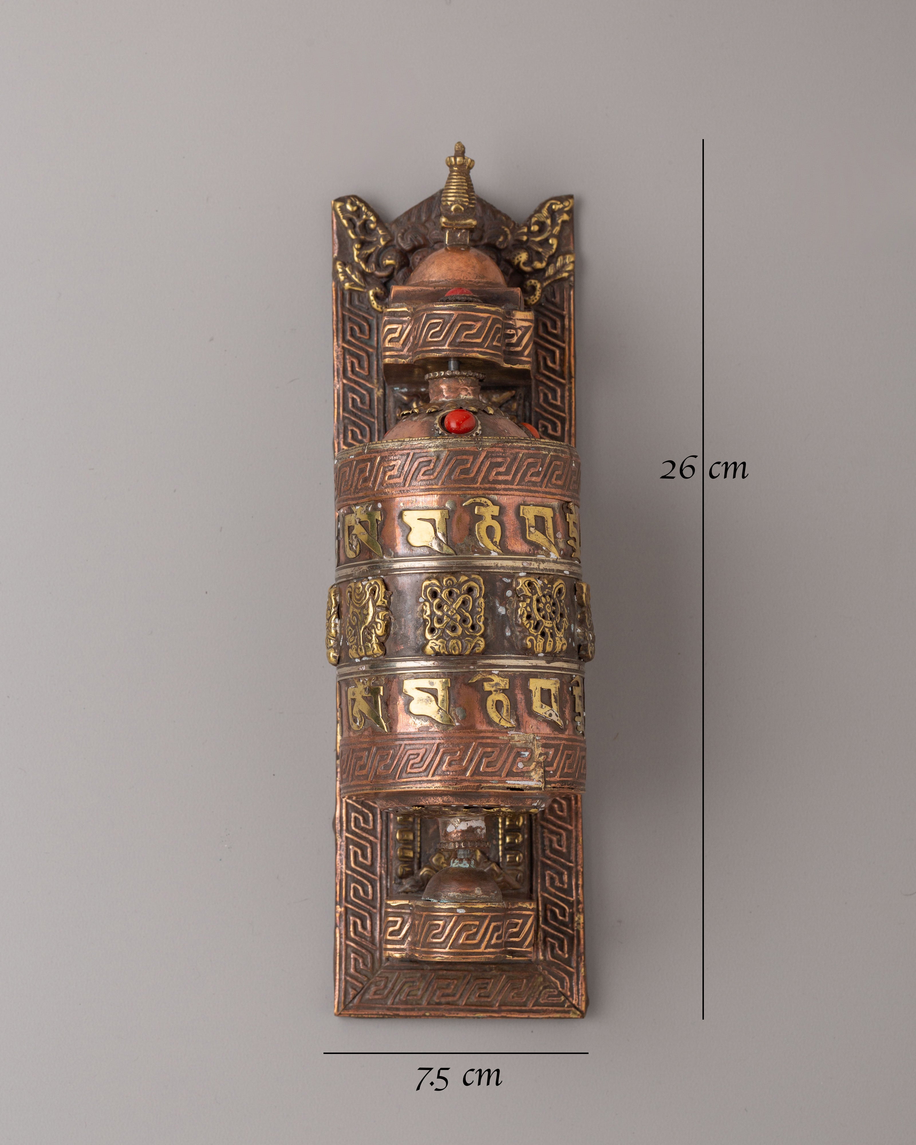 Dharma Mantra Prayer Wheel | A Sacred Tool for Spiritual Practice