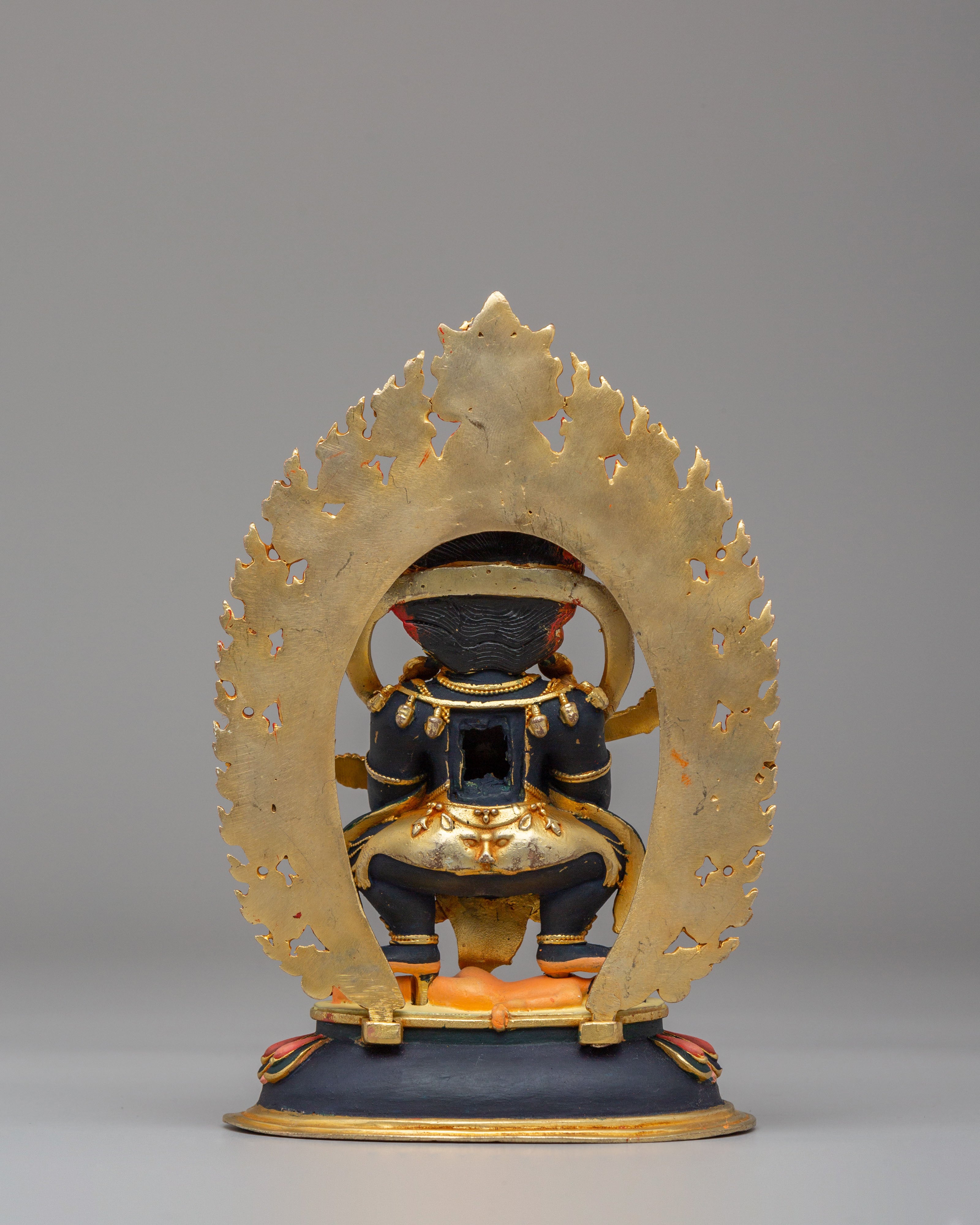 Sacred Sakya Mahakala Statue | Tibetan Protector Deity Statue