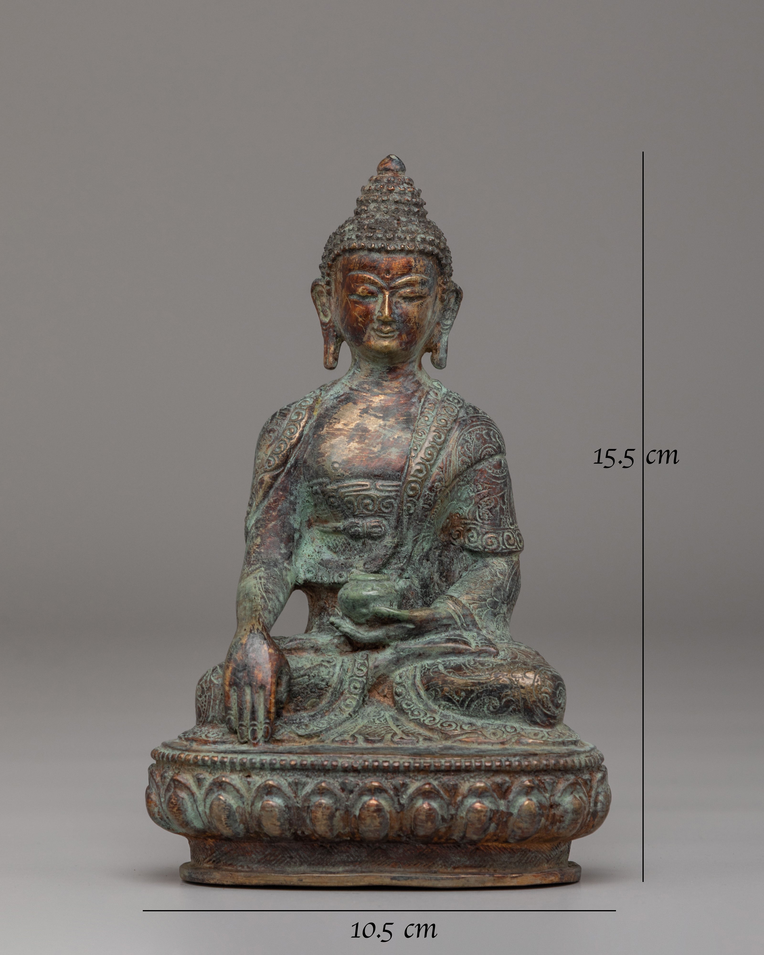 Tibetan Antique Shakyamuni Buddha Statue | Symbol of Peace and Enlightenment