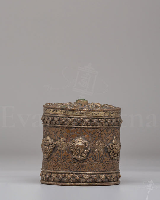 Traditional Himalayan Jewellery Box |  Unique Treasure Box