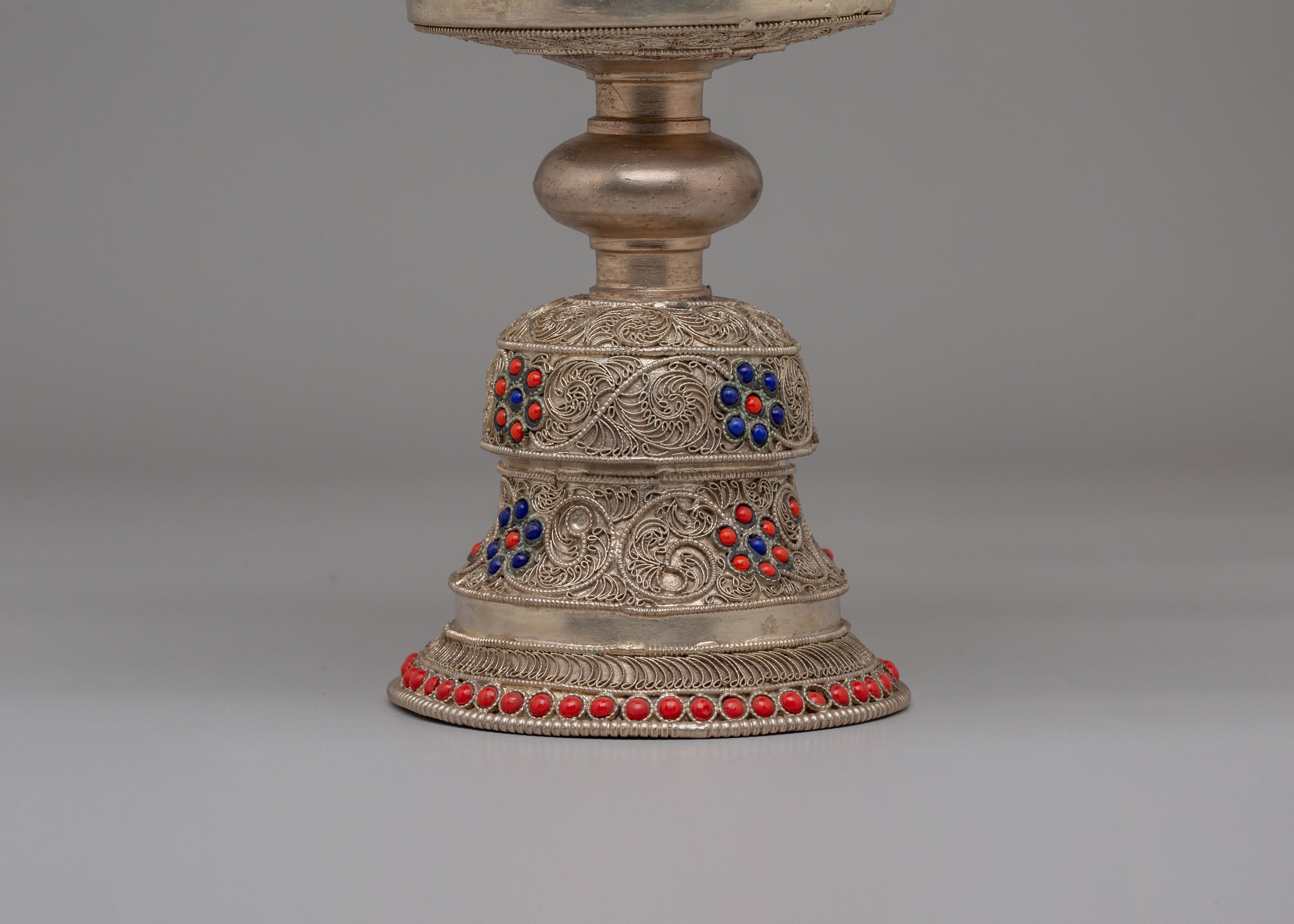 Spiritual Buddhist Flame Butter Lamp | Sacred Altar Decor