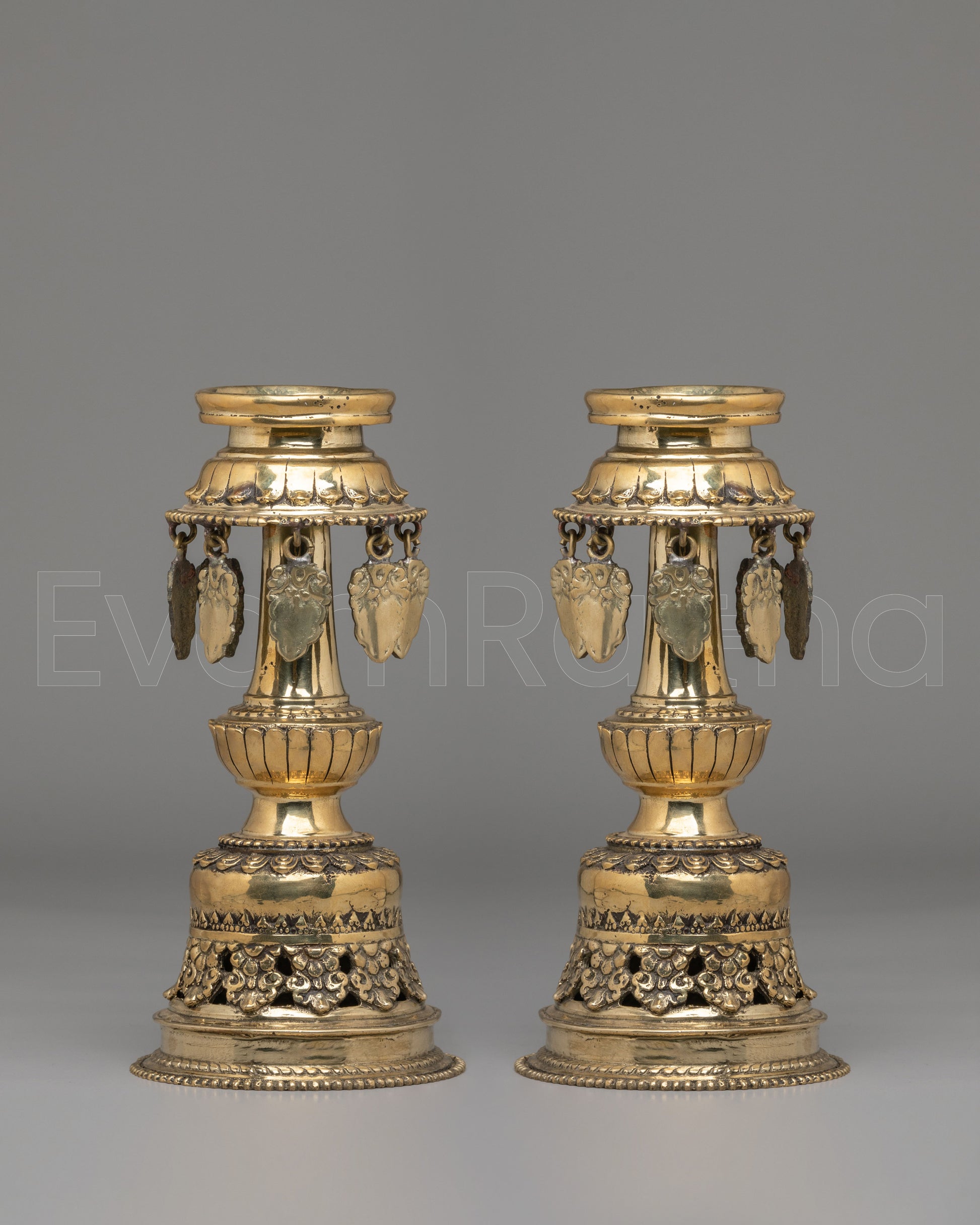 Traditional Panas Oil Lamp Set