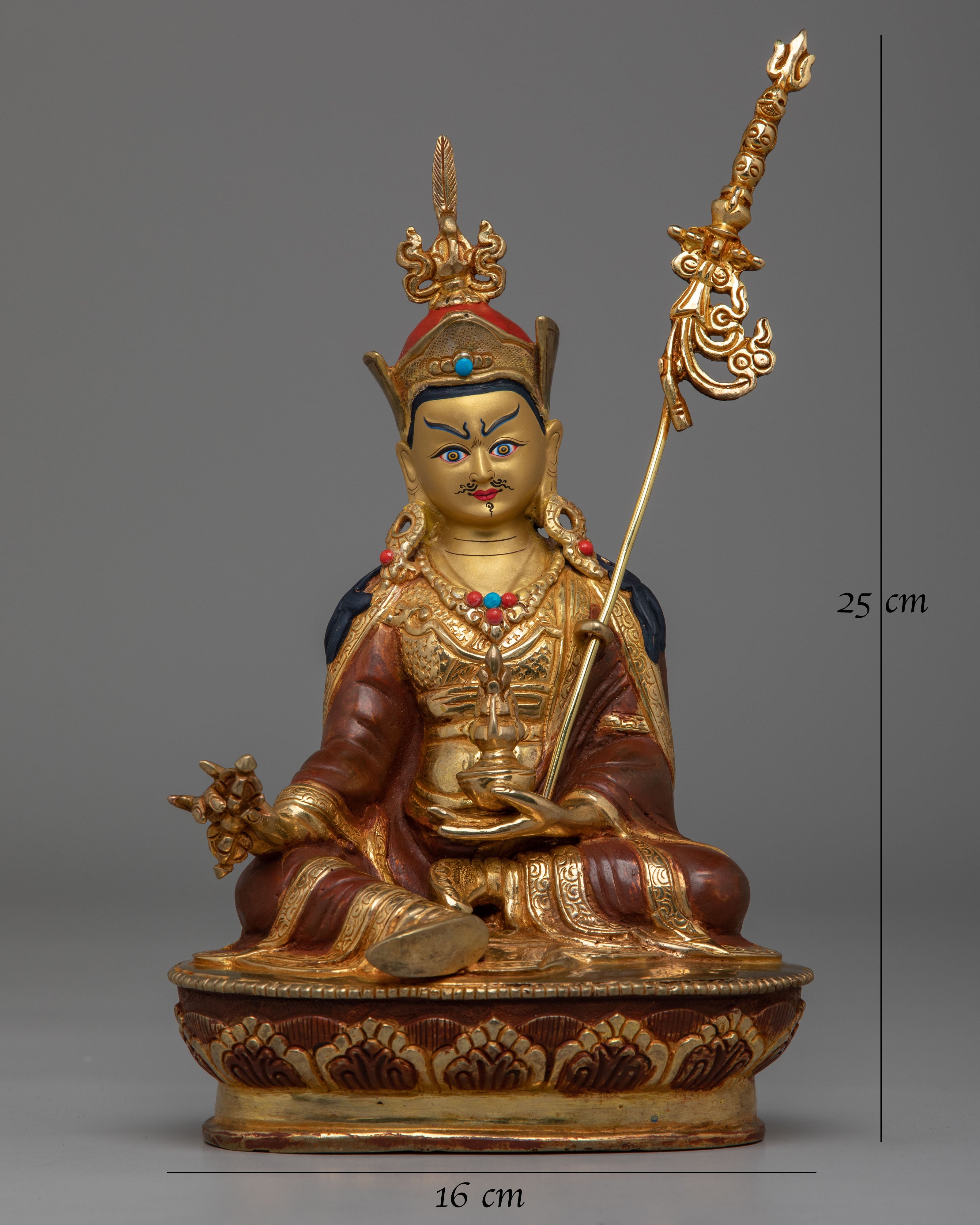 Guru Rinpoche Sacred Statue | Tibetan Master of Wisdom