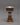 Handcrafted Oxidized Copper Butter Lamp for Offering with Silver Plating