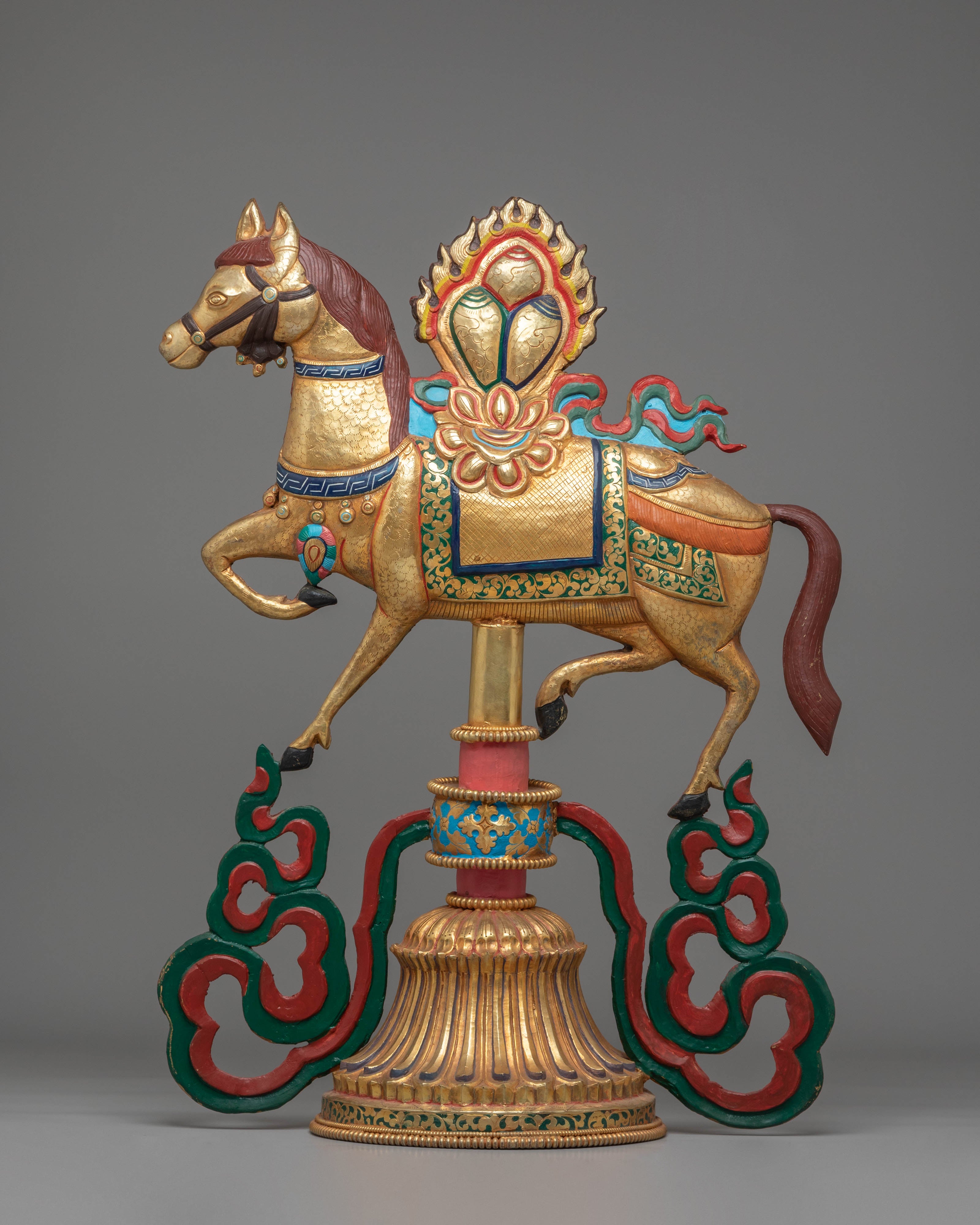 Chakravartina Seven Possessions | Copper Sculpture for Spiritual Power and Wisdom