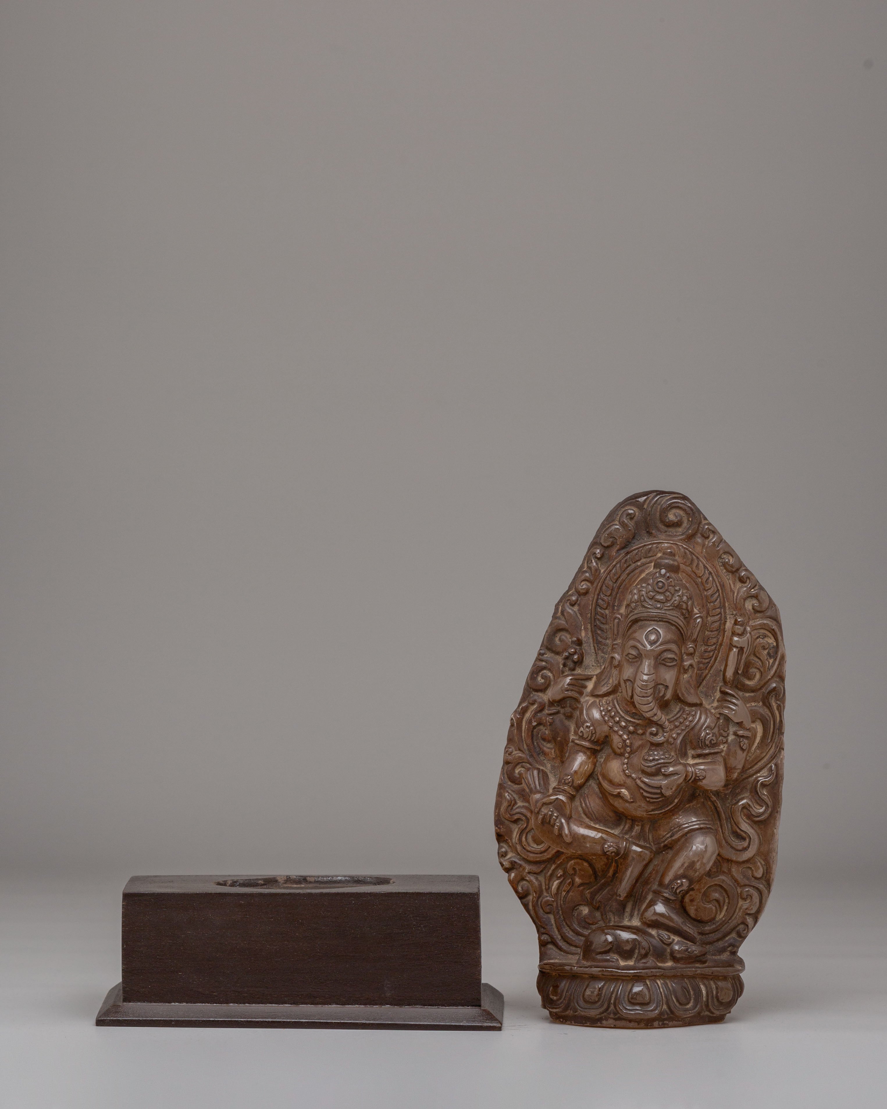 Handcrafted Ganesha Deity Statue | Traditional Artwork