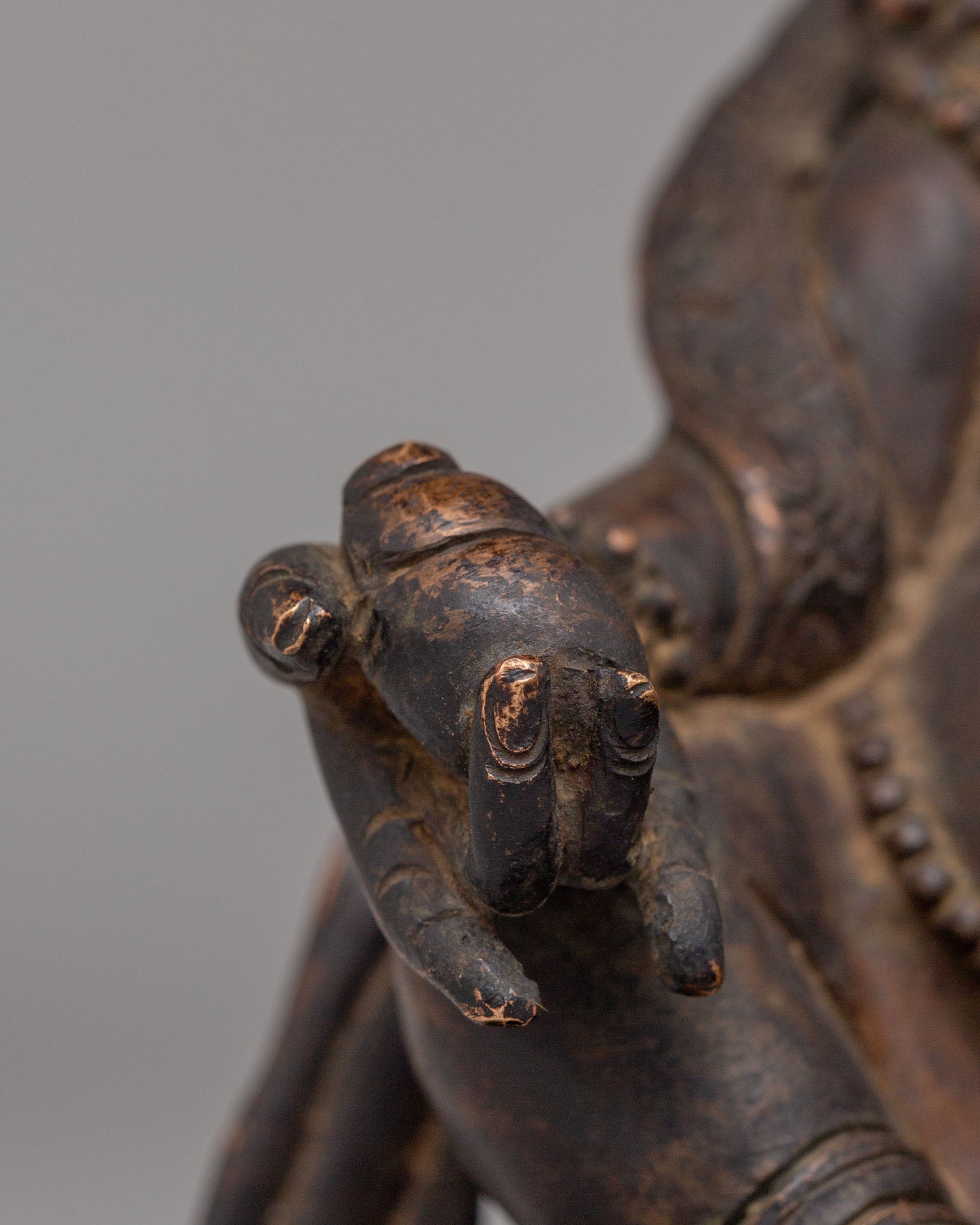 Dzambhala Sacred Wealth Protector Sculpture | Buddhist Decor for Abundance