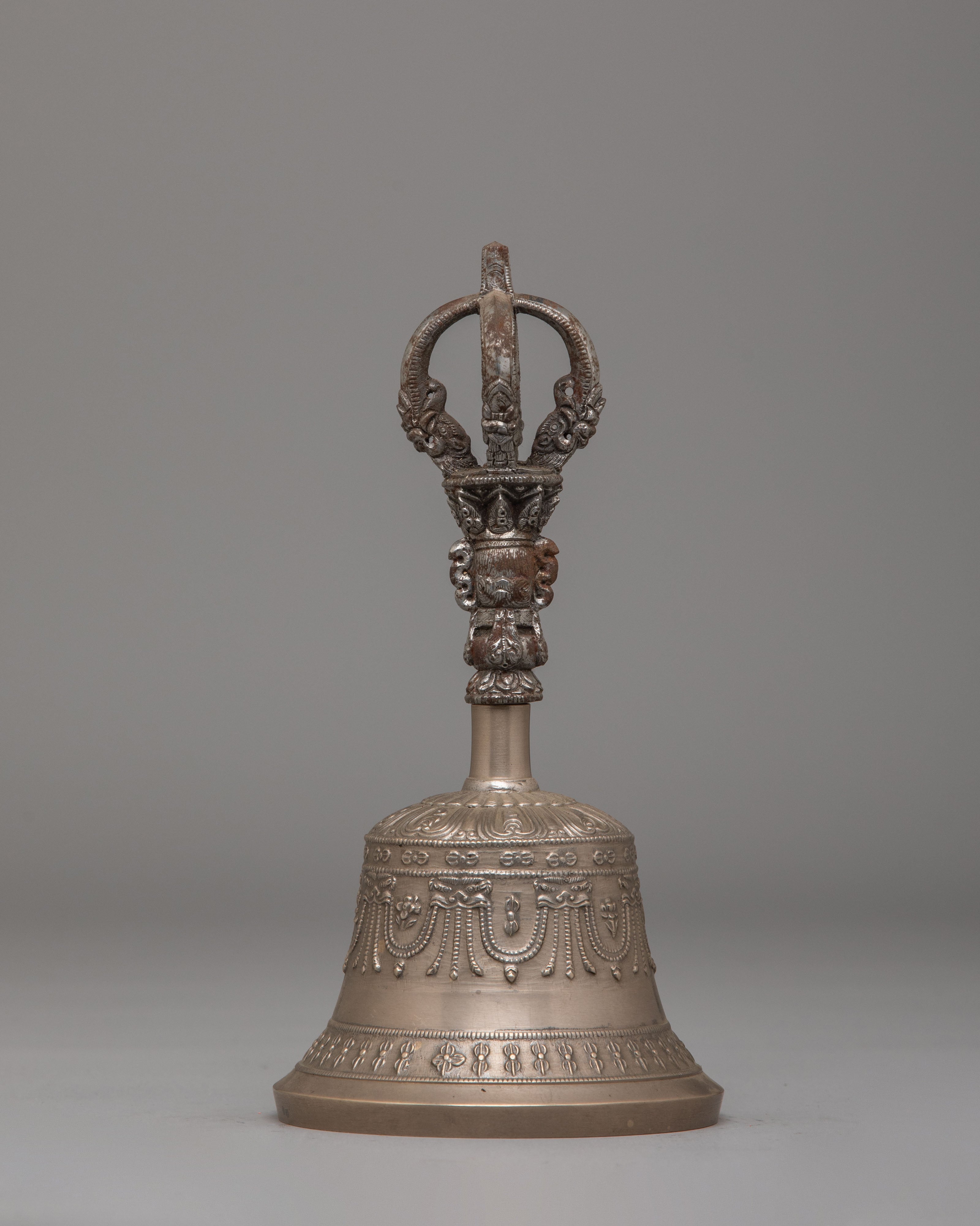 Handcrafted Altar Vajra and Bell | Tibetan Ritual Tool for Meditation & Spiritual Practices