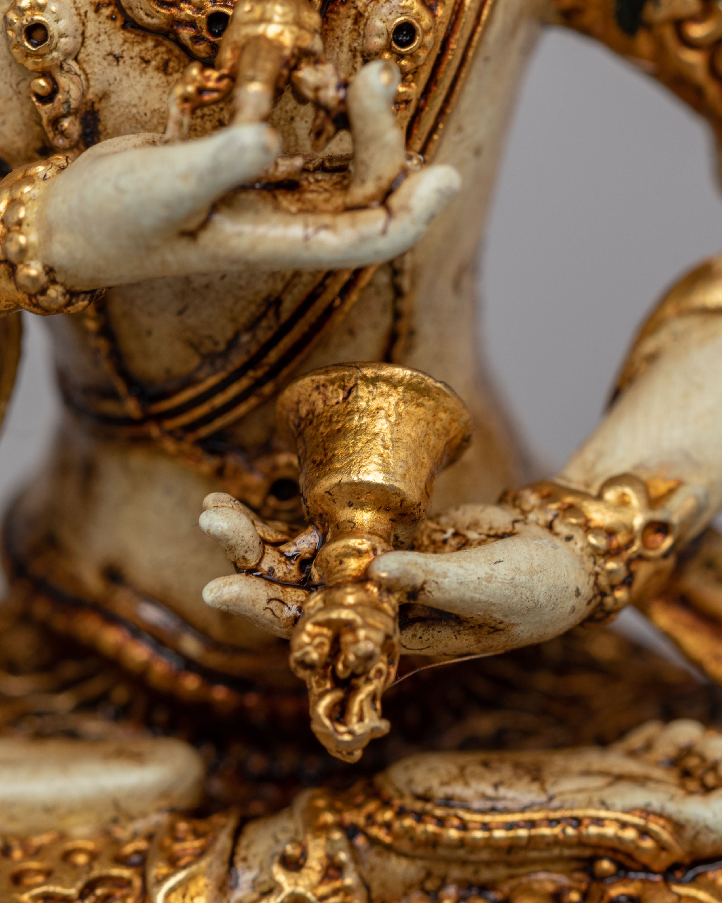 Ceremonial Vajrasattva Altar Statue | Sacred Altar Decor