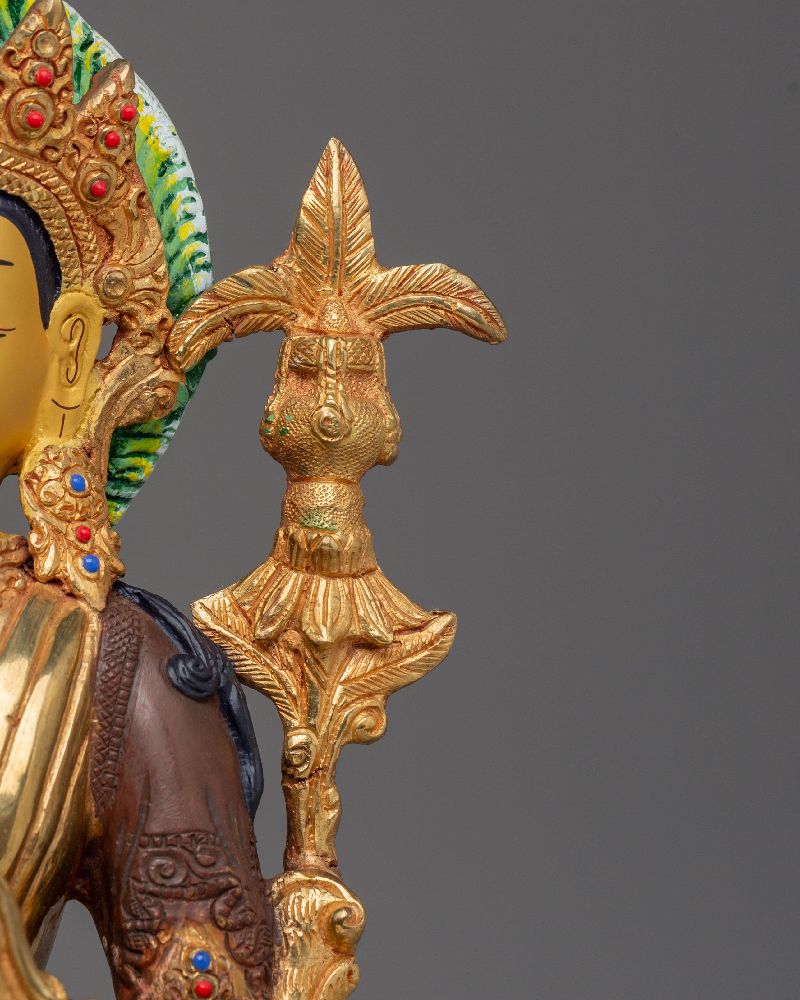 Future Buddha Maitreya Handmade Sculpture | Buddhist Spiritual Artwork