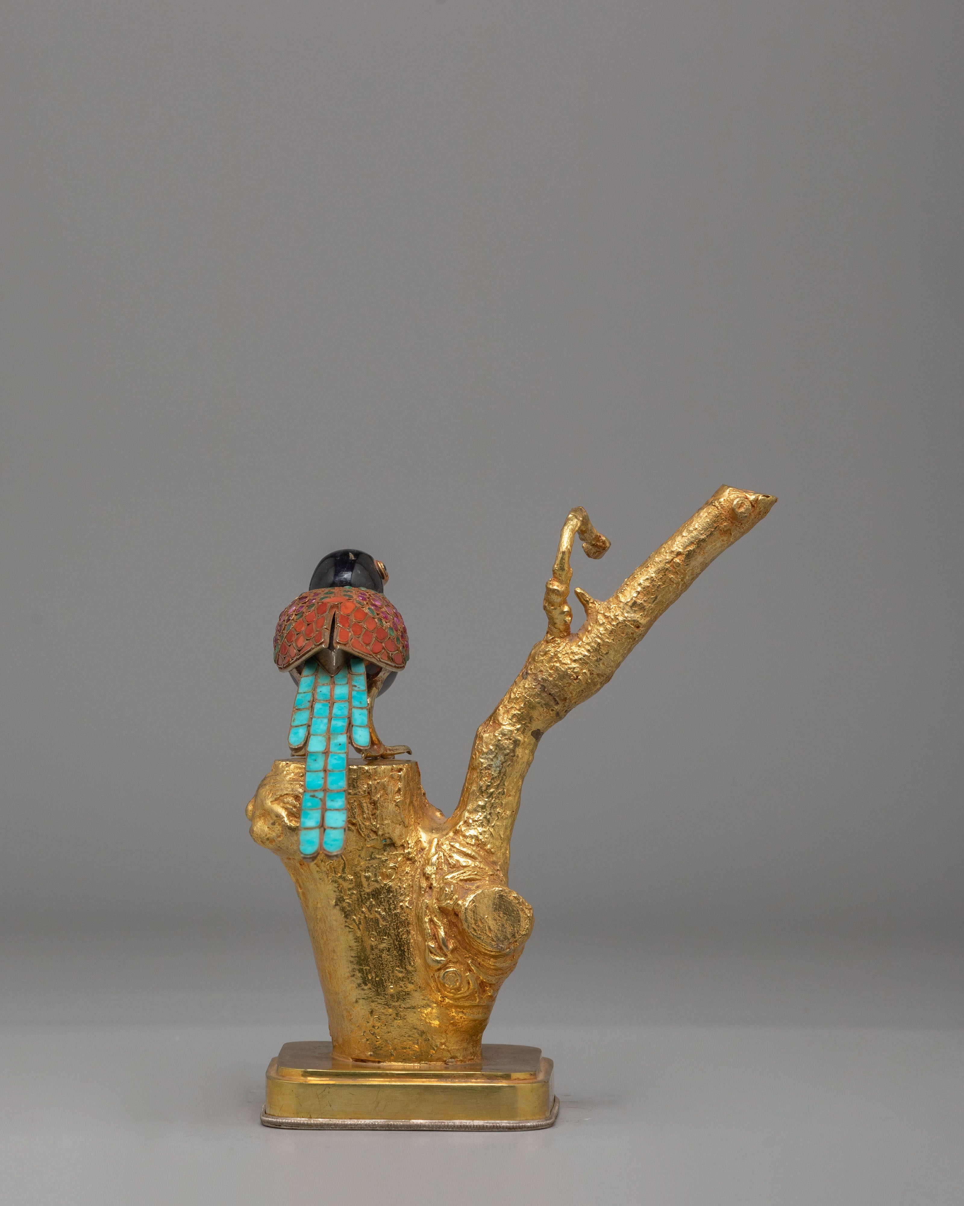 Handmade Golden Bird Statue | Perfect for Spiritual Decor