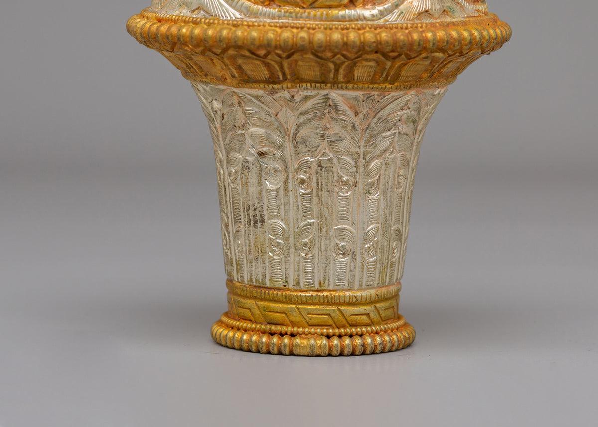 Buddhist Dharma Stick Ornament Cap | Sacred Ritual Items for Spiritual Practice