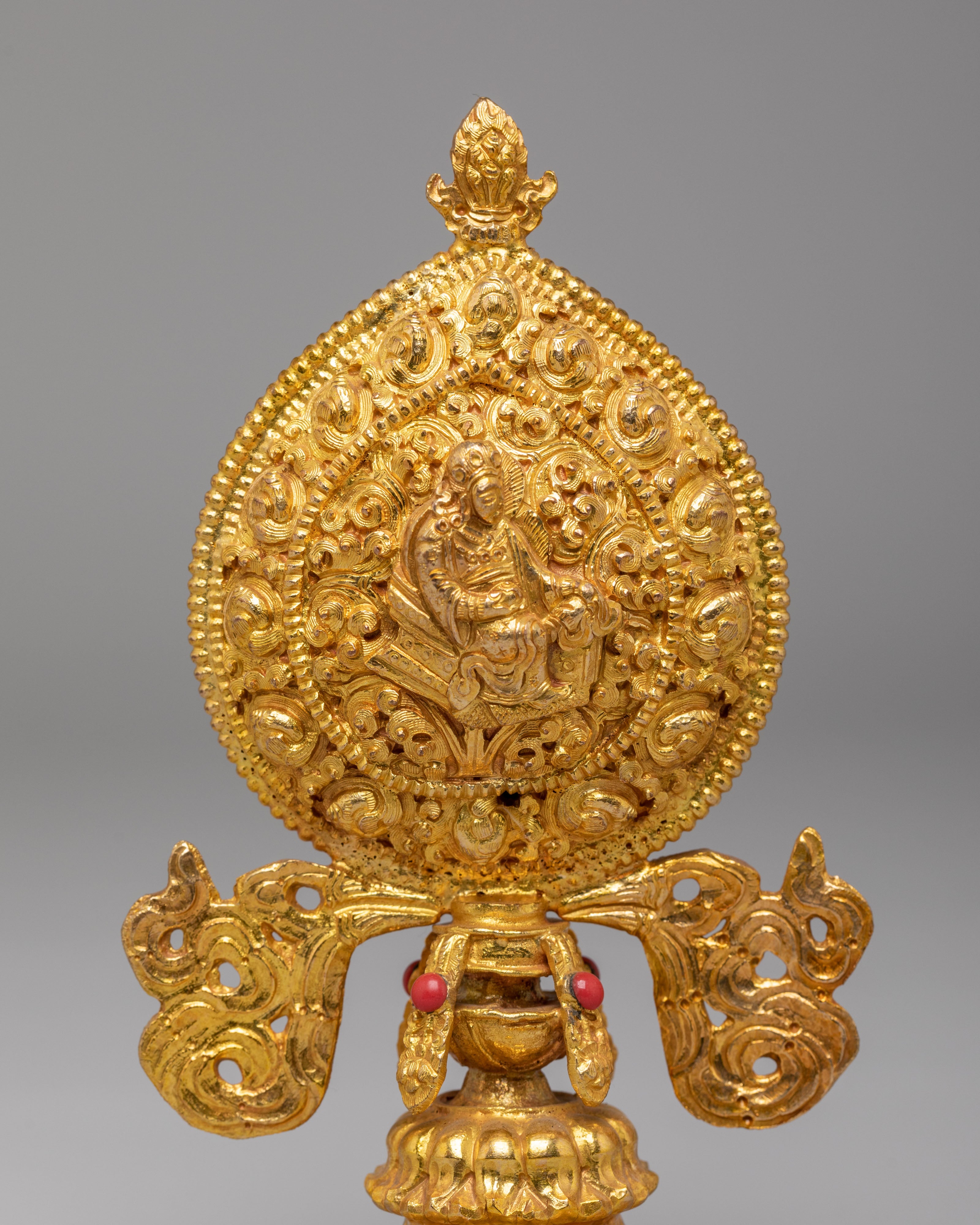 Chakravartin Possession Buddhist Symbol | Gold Plated Copper Chakravartin Set