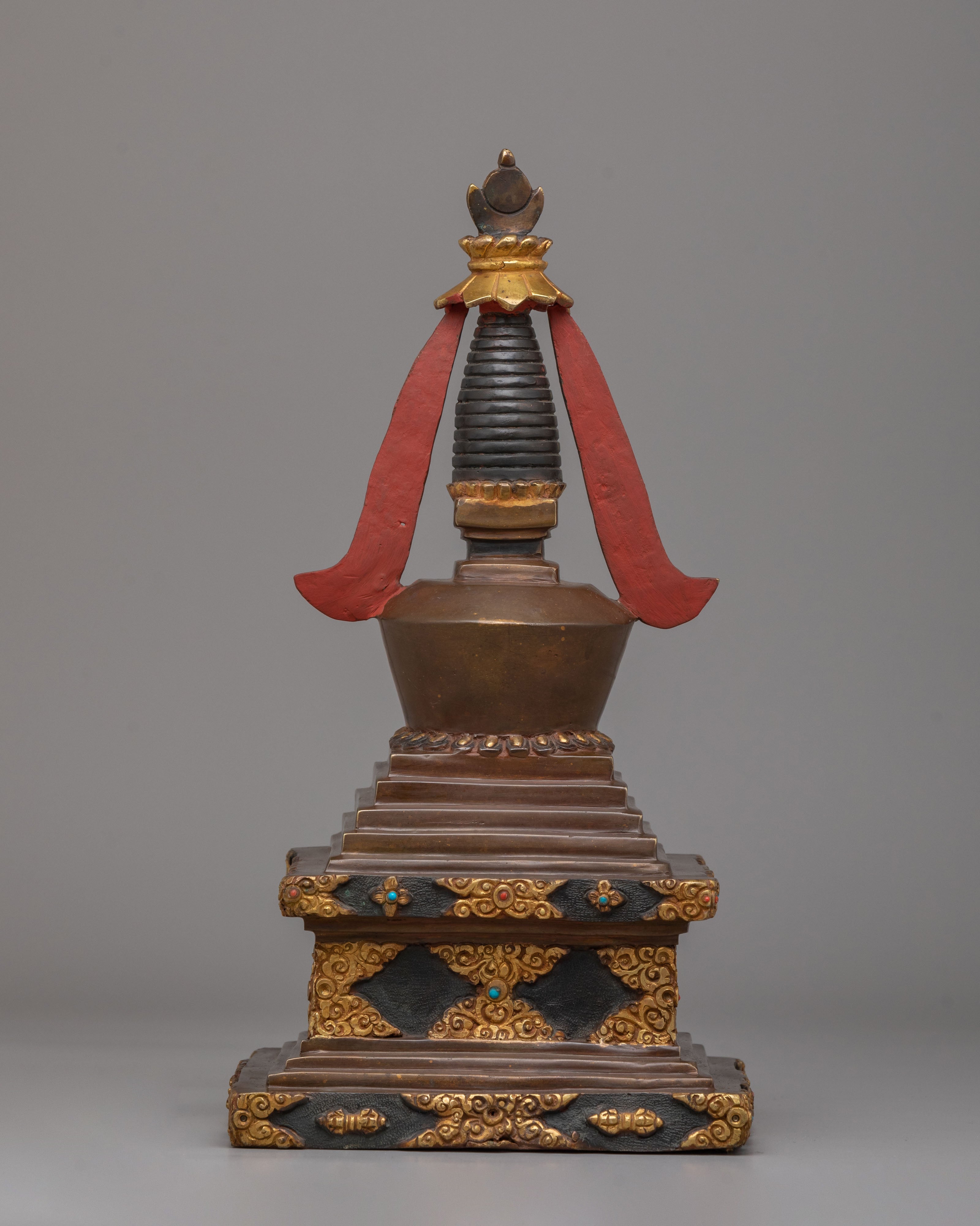 Ritual Altar Enlightenment Stupa | Himalayan Sacred Decor