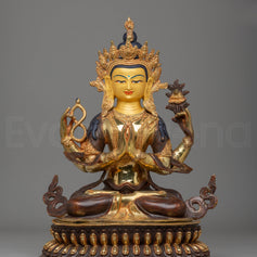 Spiritual Chenrezig Meditation Statue