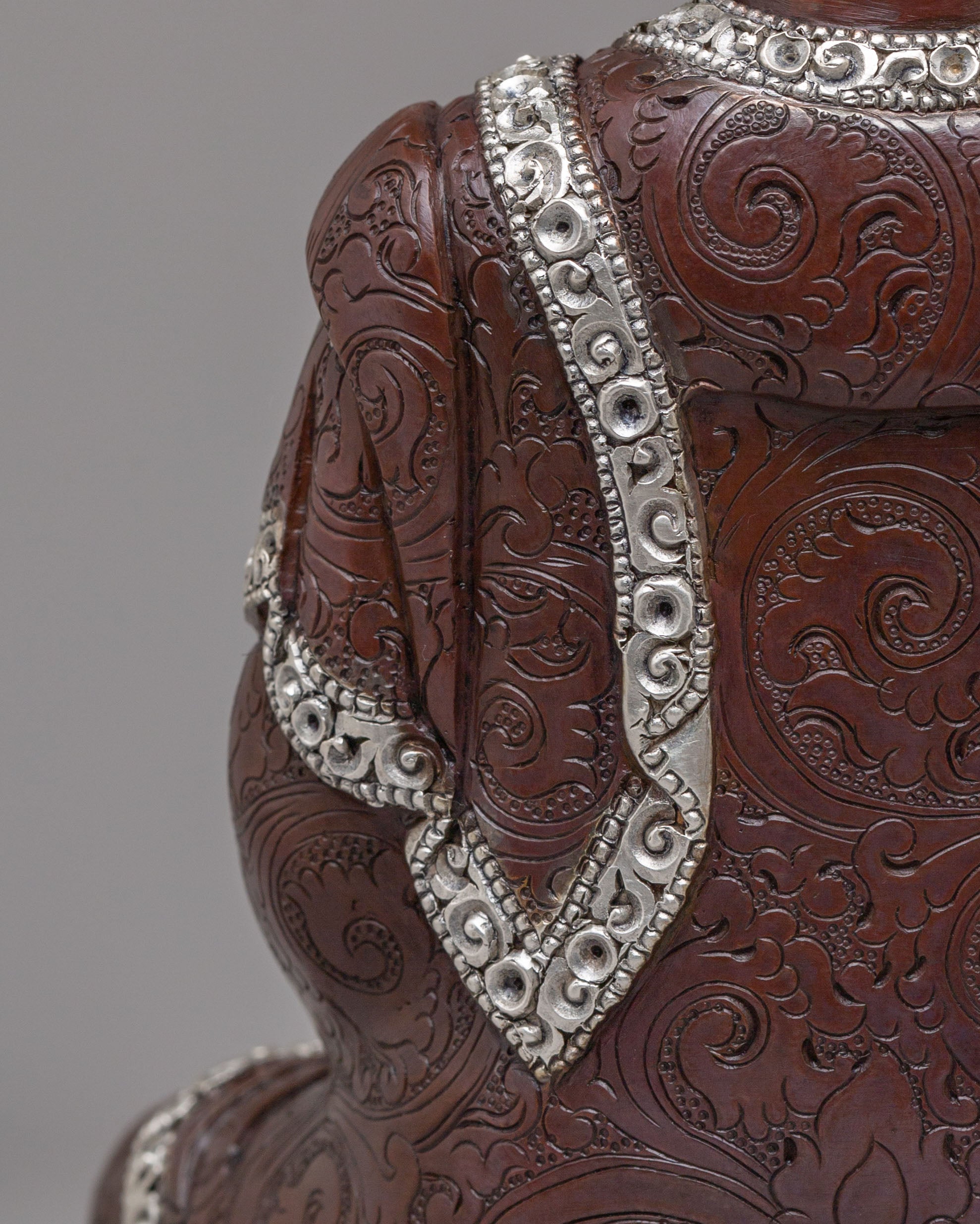Dharma Guru Shakyamuni Buddha Statue | Tibetan Meditation Sculpture