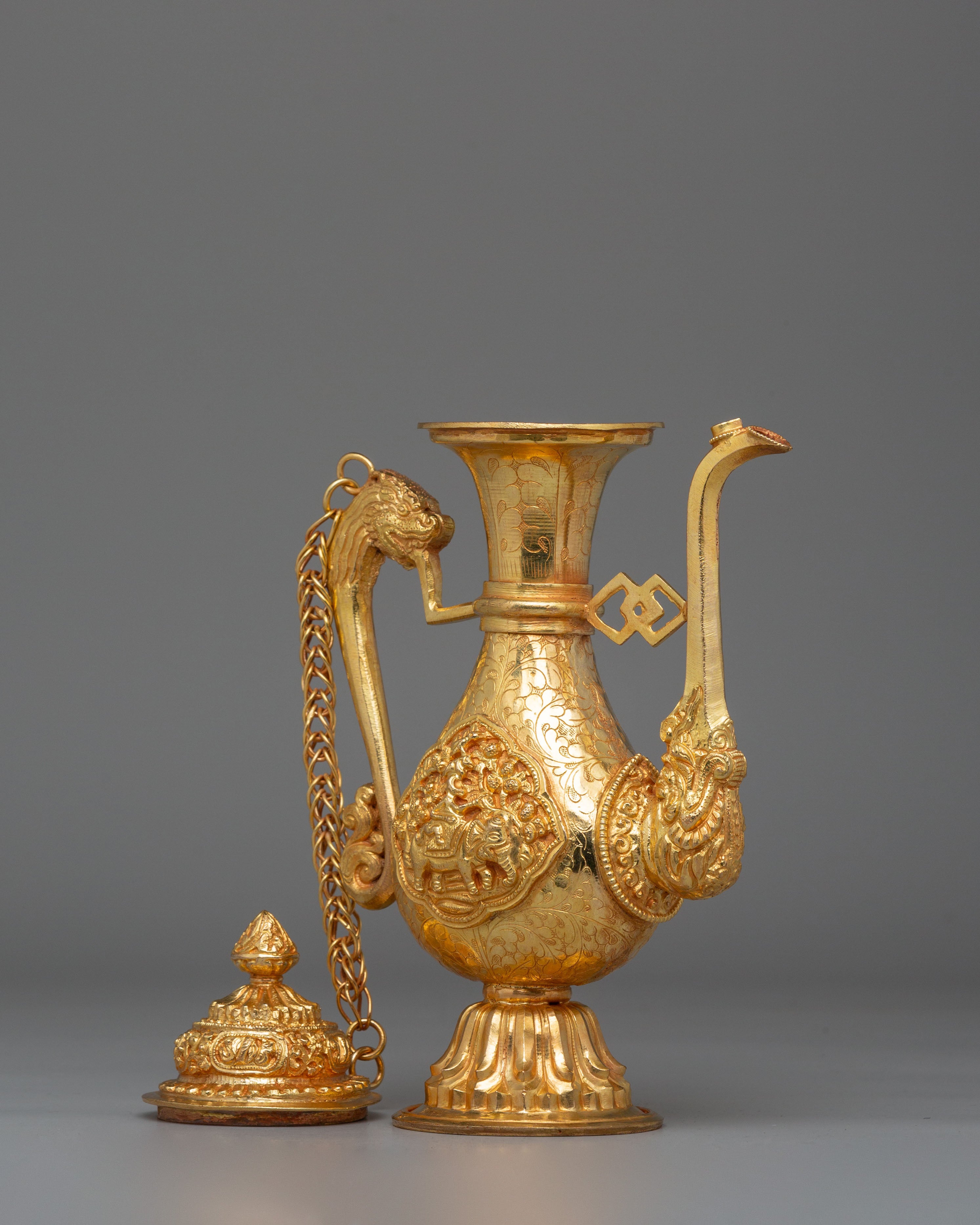 Sacred Bhumba Water Vessel | Symbol of Spiritual Purity and Blessings
