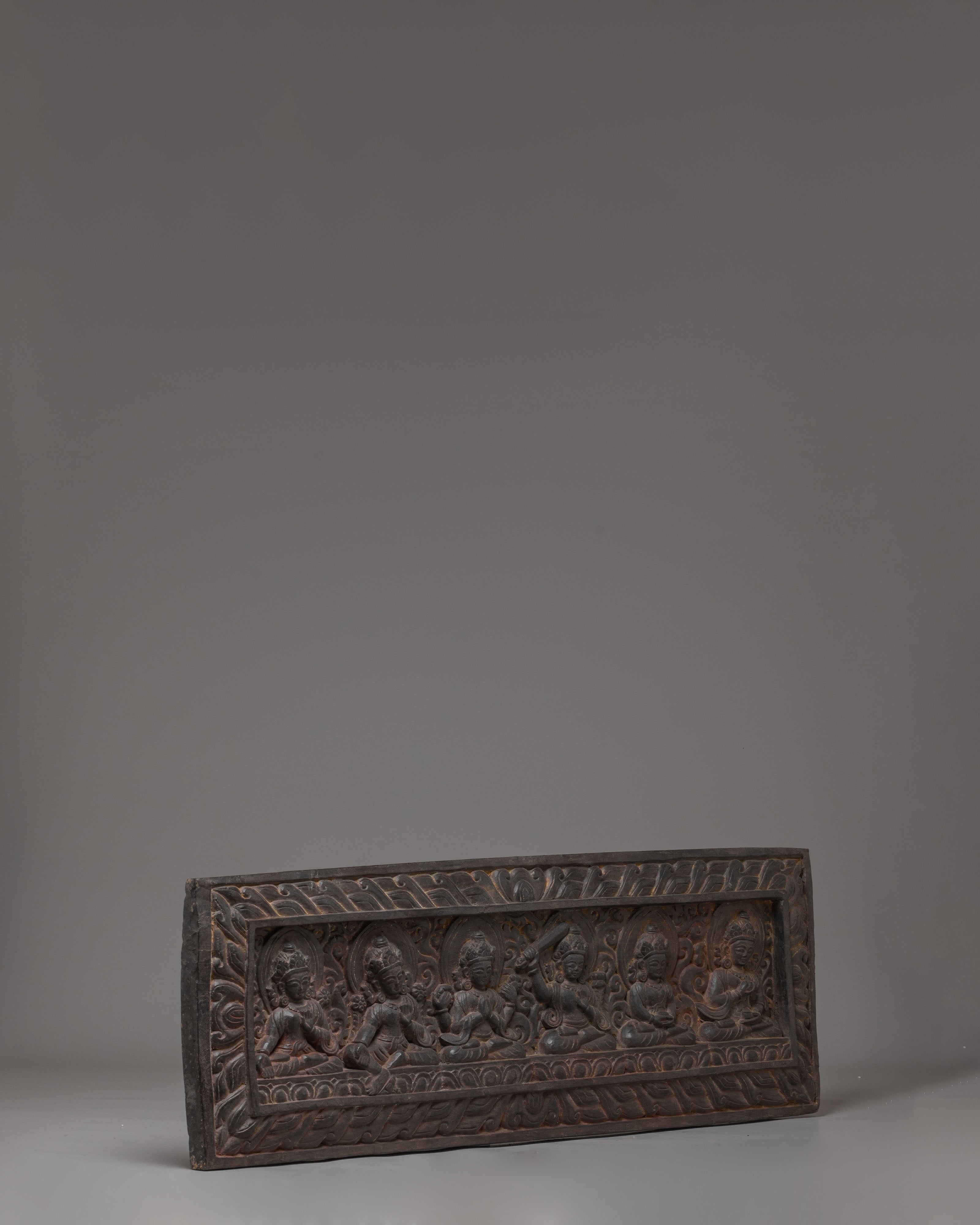 Divine Buddhist Deities Book Cover | Handcrafted Wooden Book Cover
