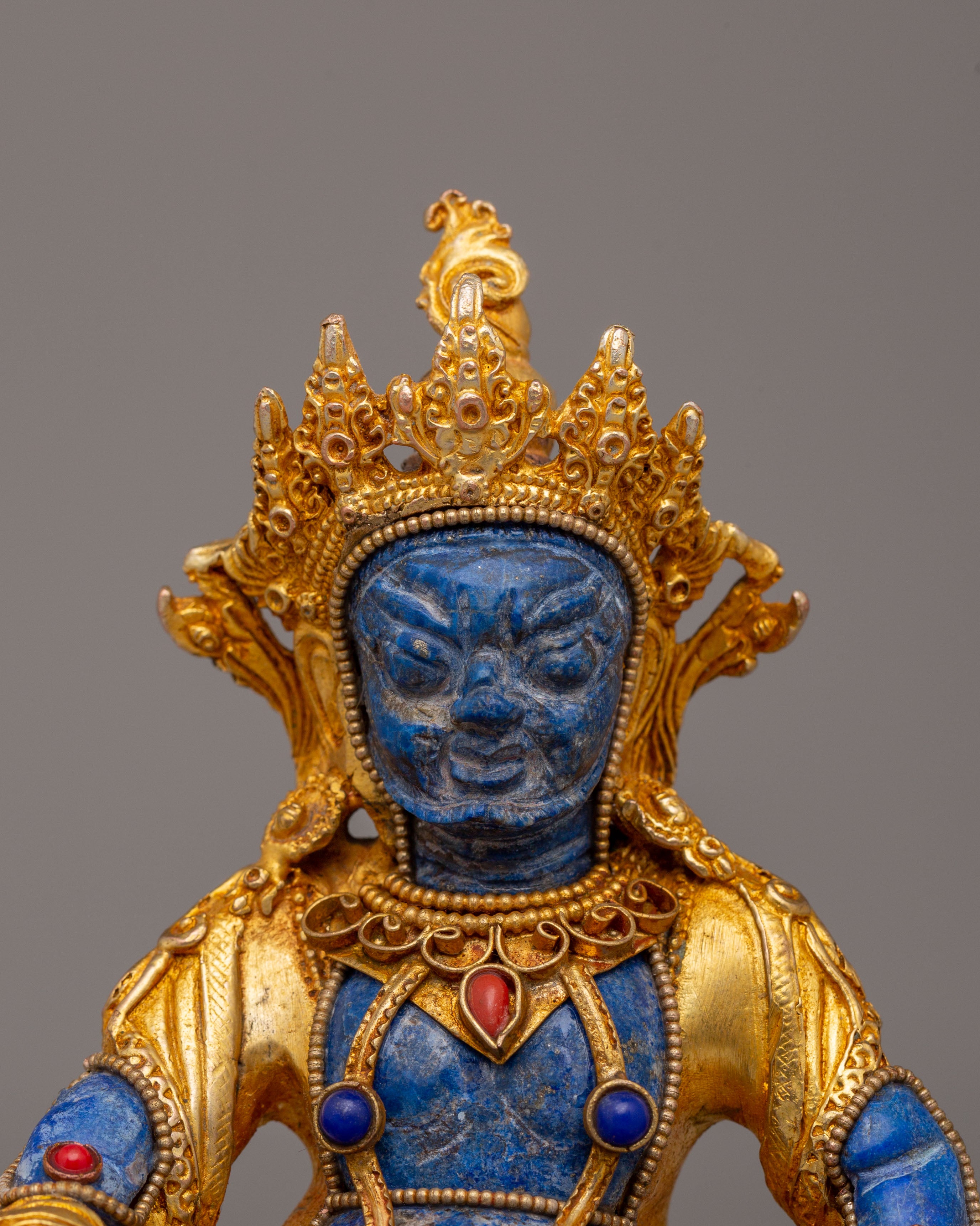 Sacred Dzambhala Deity Statue | Tibetan Wealth Deity