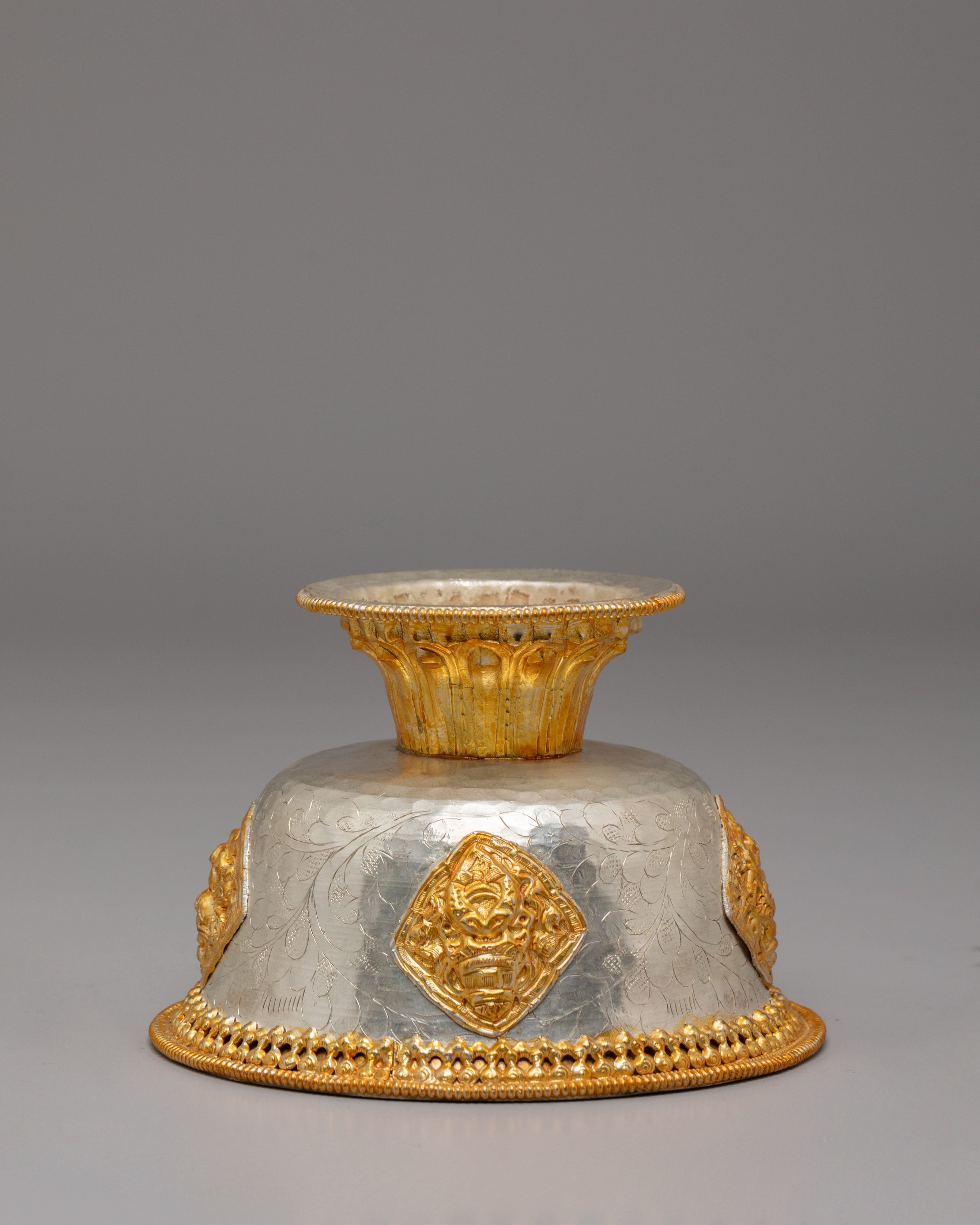 Tibetan Altar Offering Bowl Set | Buddhist Meditation Decor