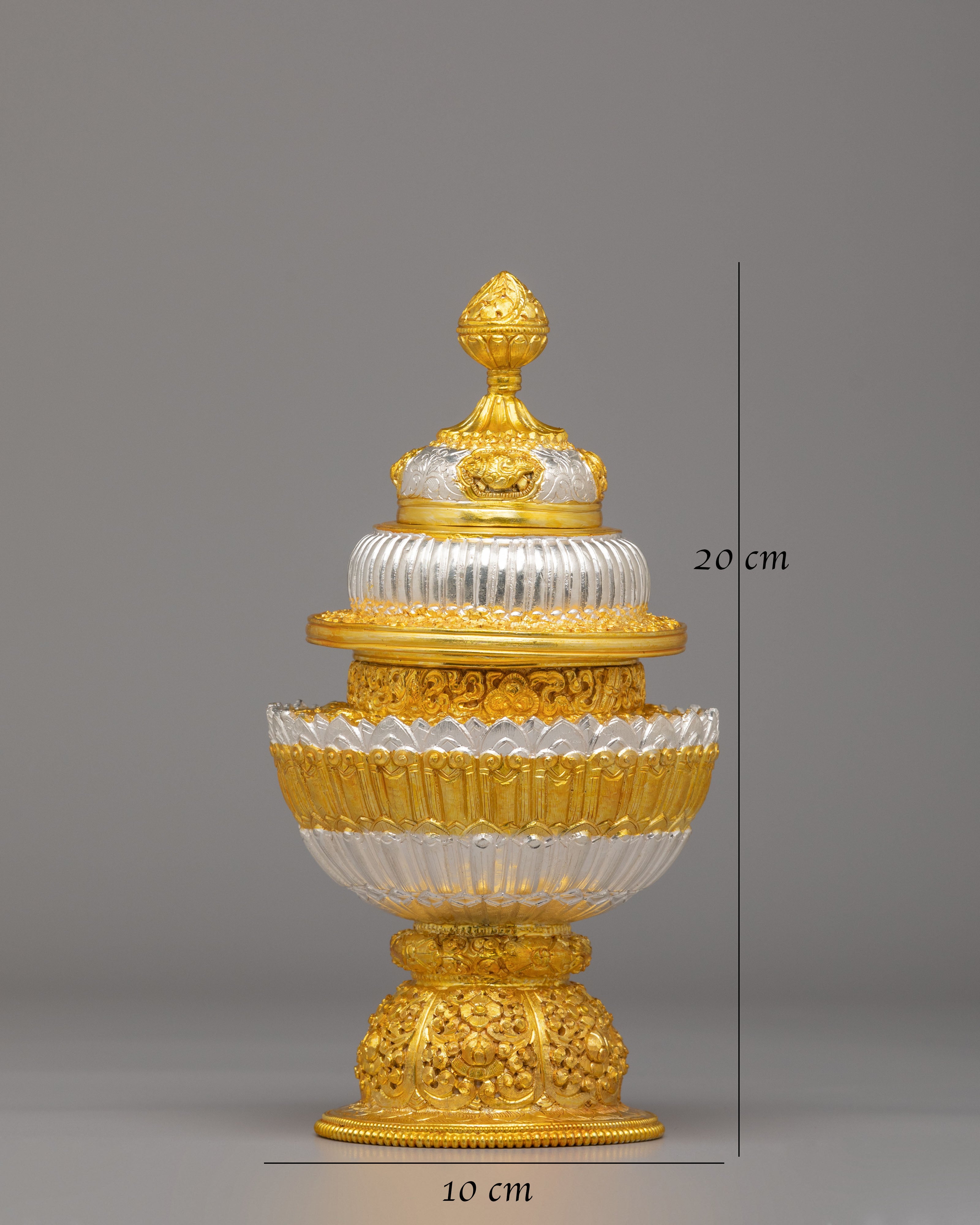 Handmade Altar Dhupur Rice Pot | Spiritual Ritual Offering Vessel
