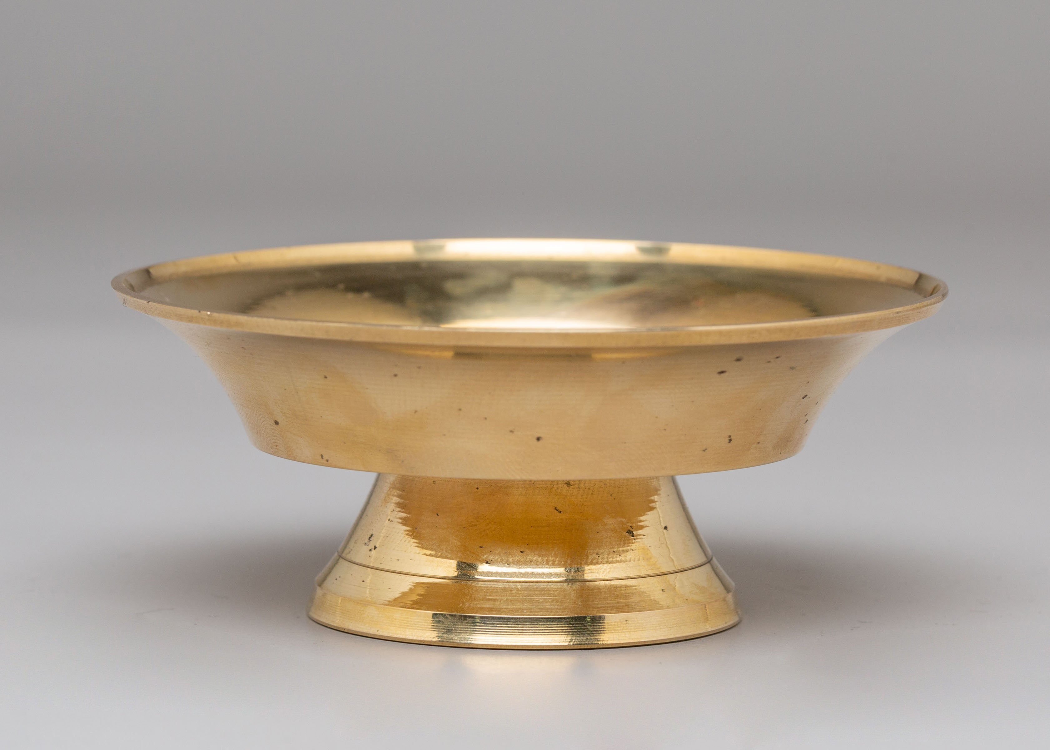 Buddhist Ritual Serkyem Vessel Set | Tibetan Brass Offering Set