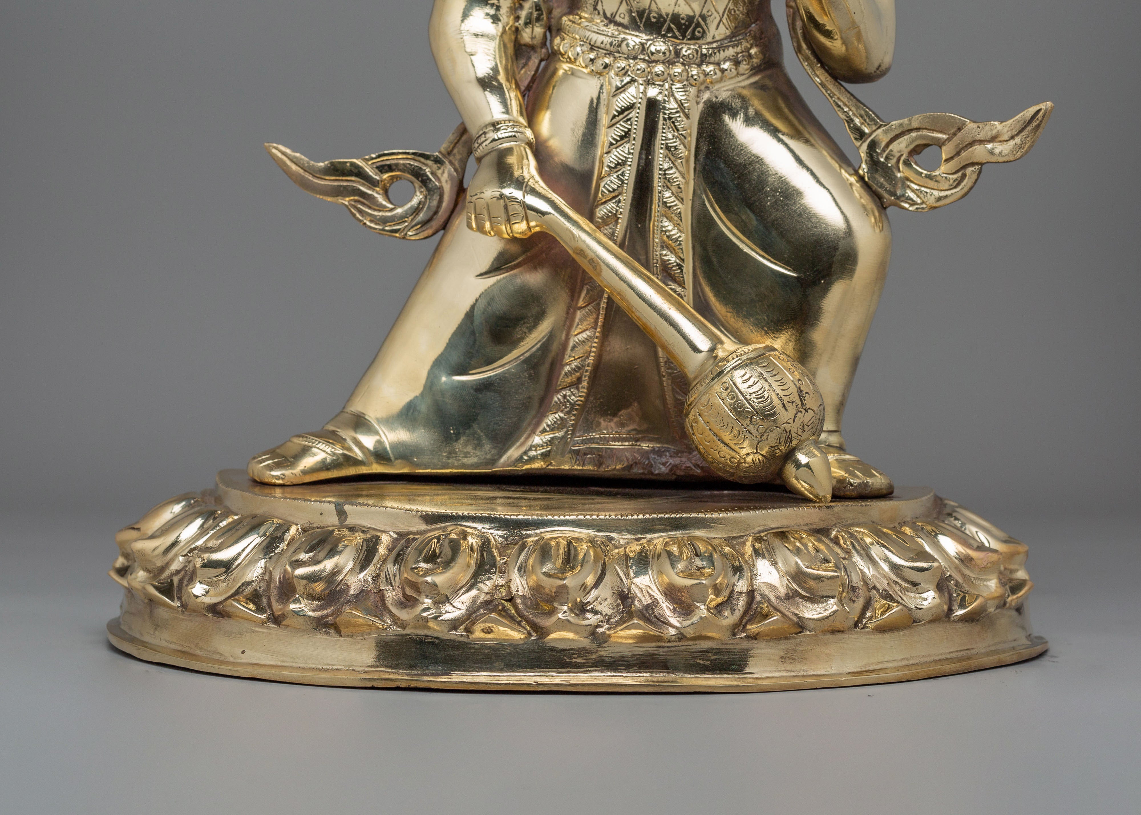 Traditional Bhimsen Statue | Handcrafted Himalayan Artwork