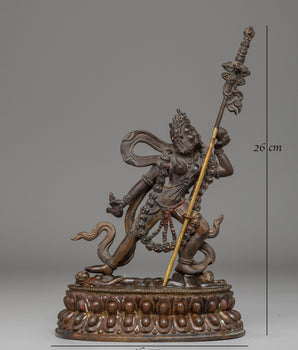 Oxidized Copper Statue of Vajrayogini | The Queen of the Dakinis