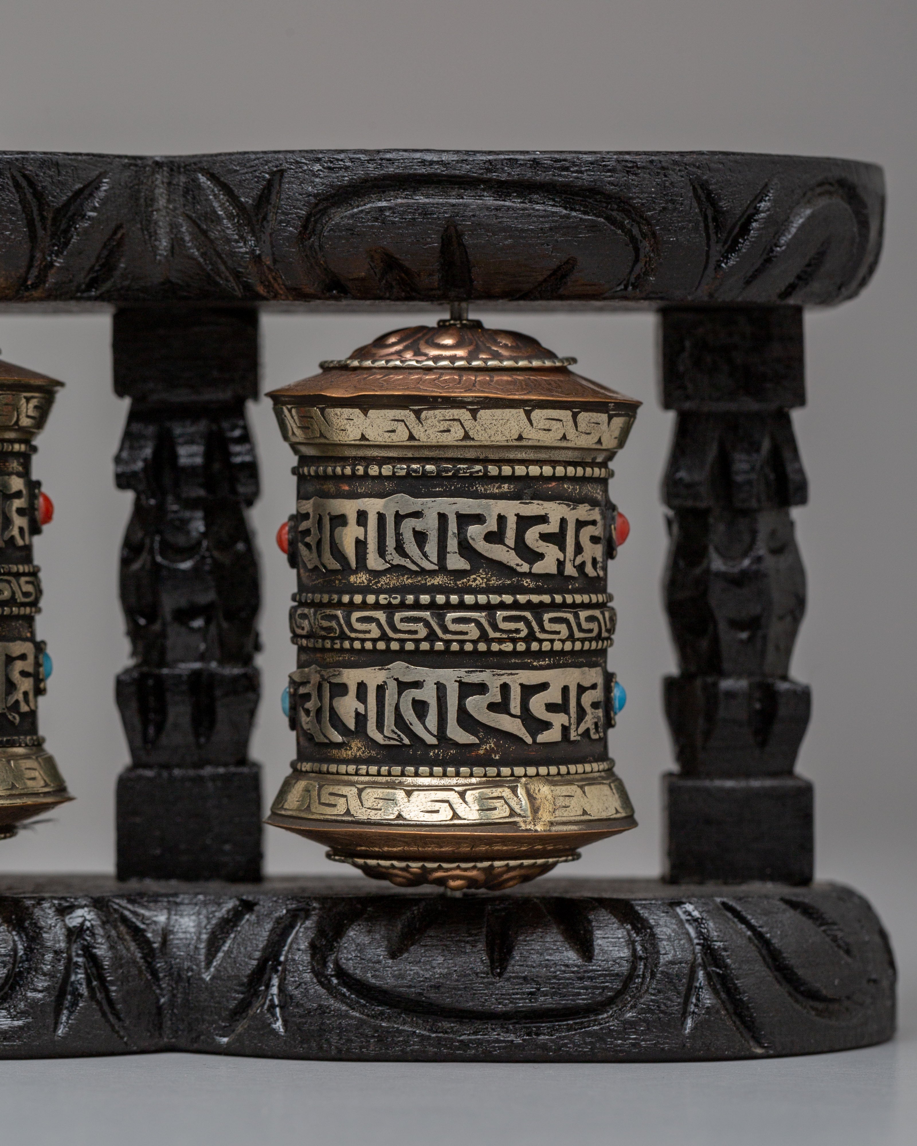 Buddhist Himalayan Mantra Wheel | Symbol of Compassion & Protection