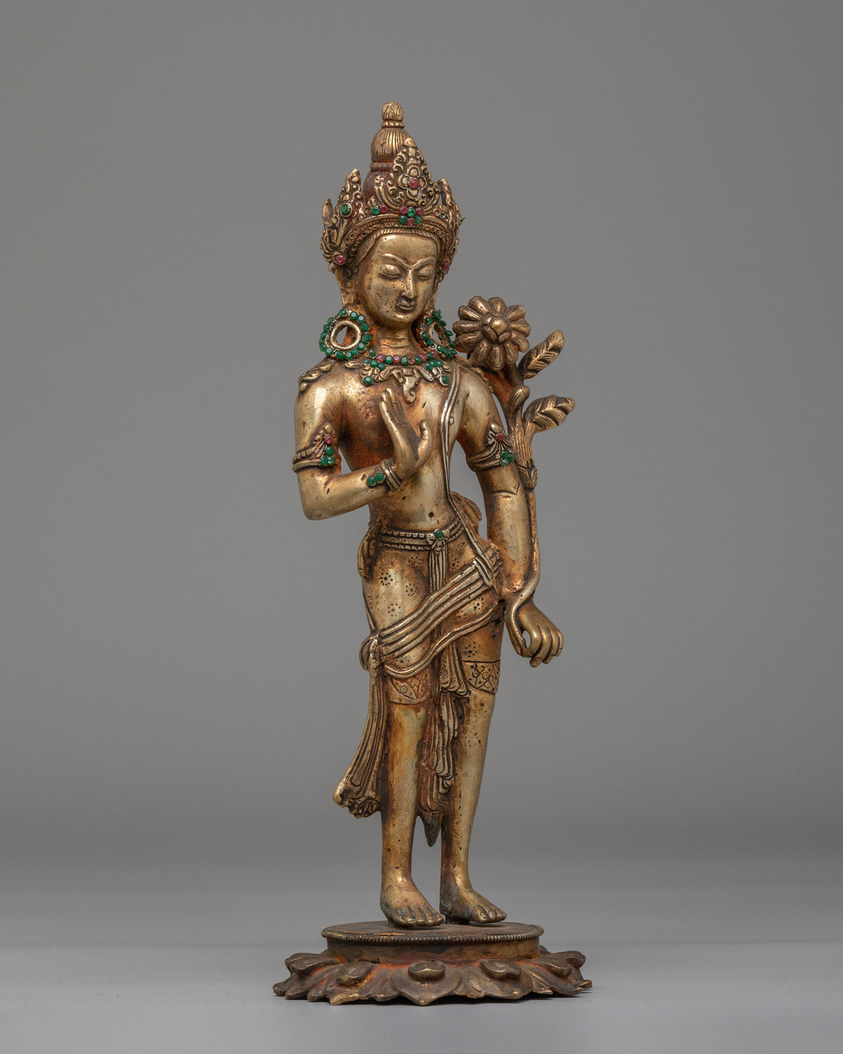 15 Years Old Standing Lokeshwor Statue | Spiritual Home Decor