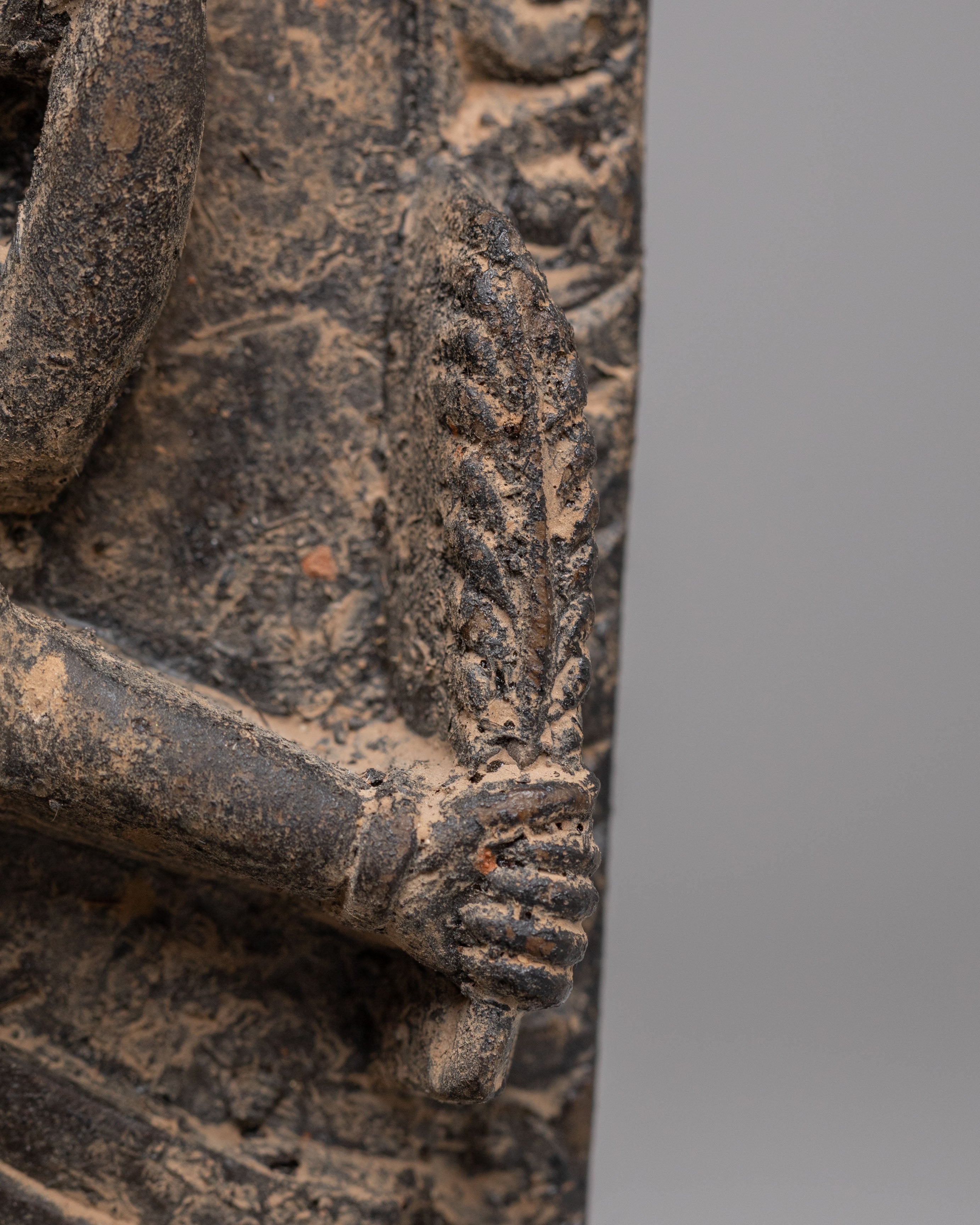 Traditional Vasudhara Wealth Deity Statue | Tibetan Stone Sculpture