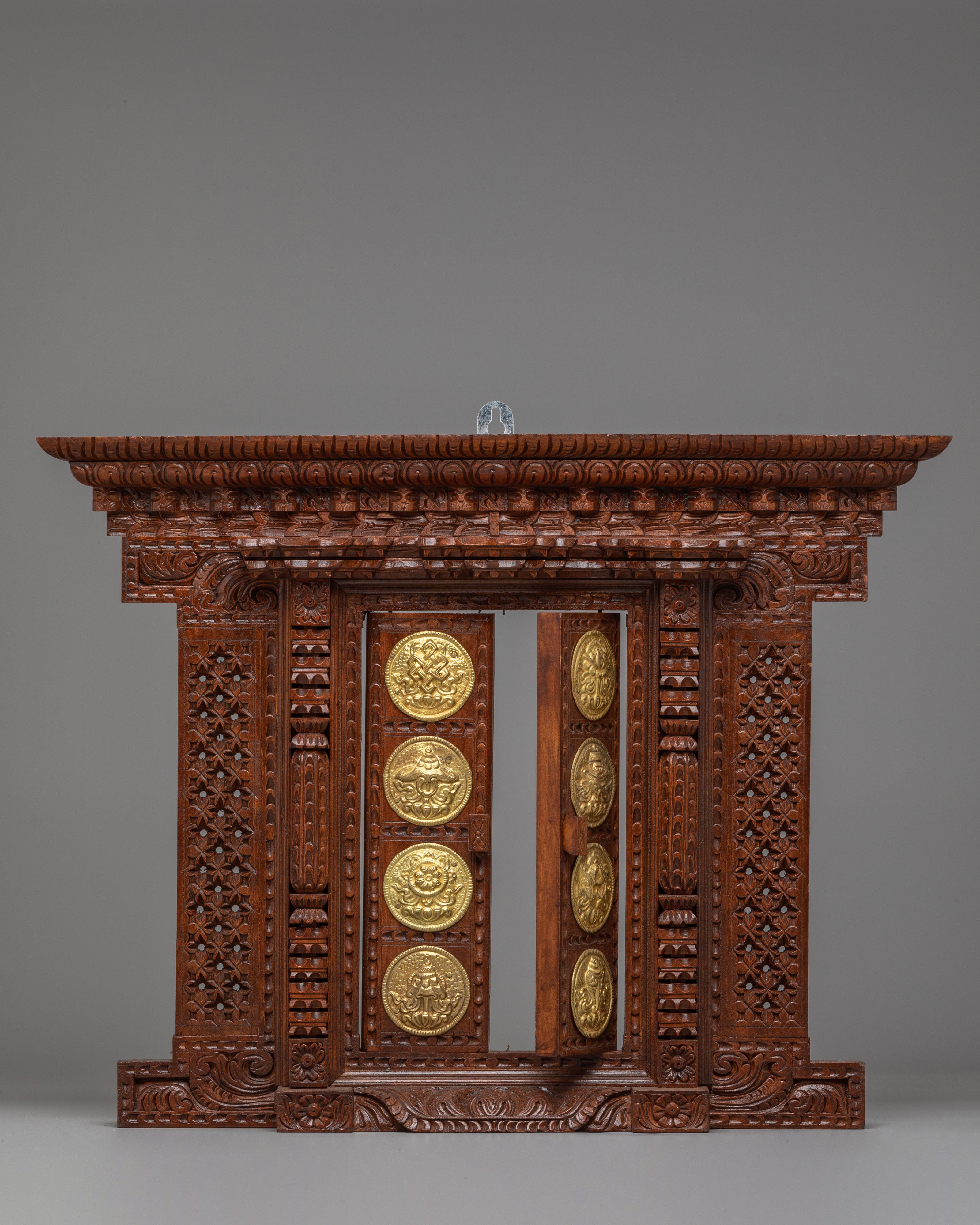 Ankhi Jhyal Wooden Wall Hanging | Handmade Wooden Artwork