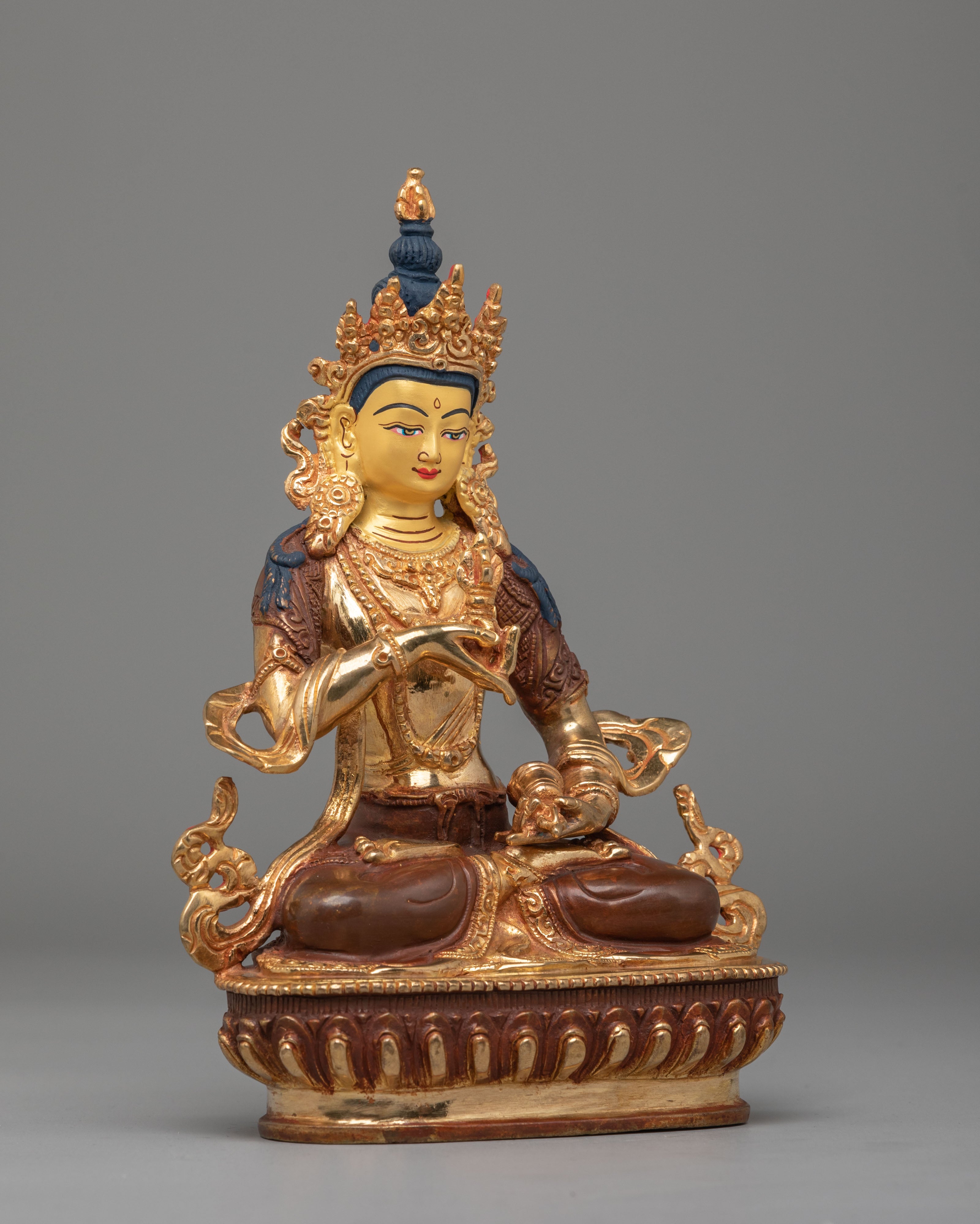 Handcrafted Purification Vajrasattva Statue | Tibetan Buddha Figurine for Meditation