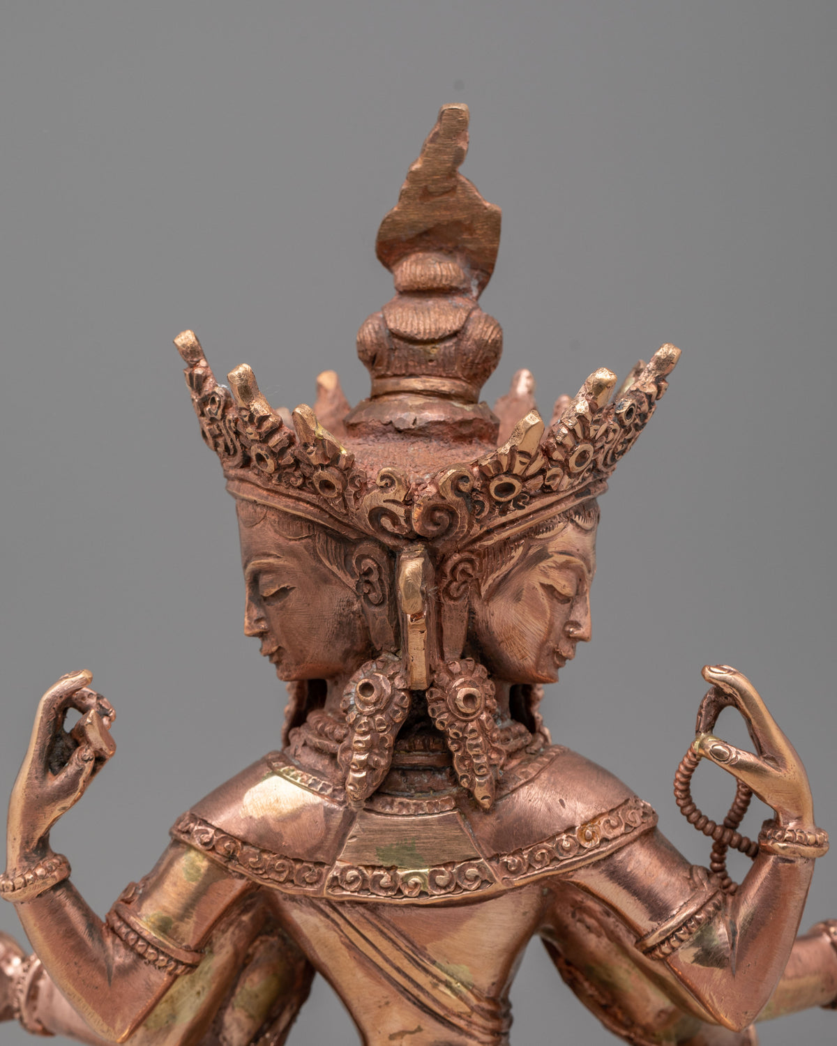 Himalayan Vasudhara Wealth Deity Statue | Handcrafted Buddhist Sculpture for Prosperity