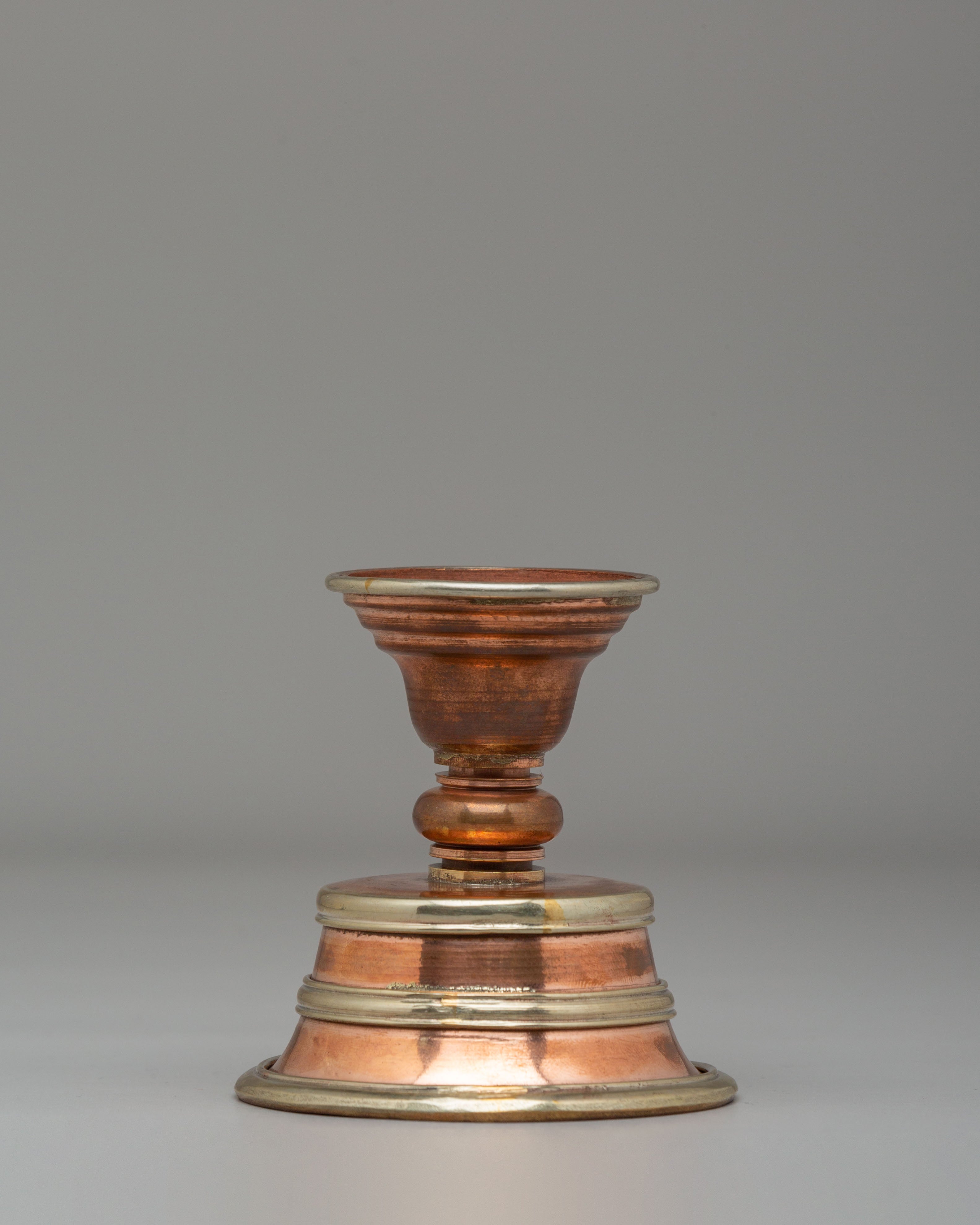 Buddhist Butter Lamp for Light Offerings | Tibetan Altar Offering Lamp