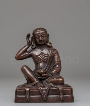 Handmade Jetsun Milarepa Tibetan Yogi Statue