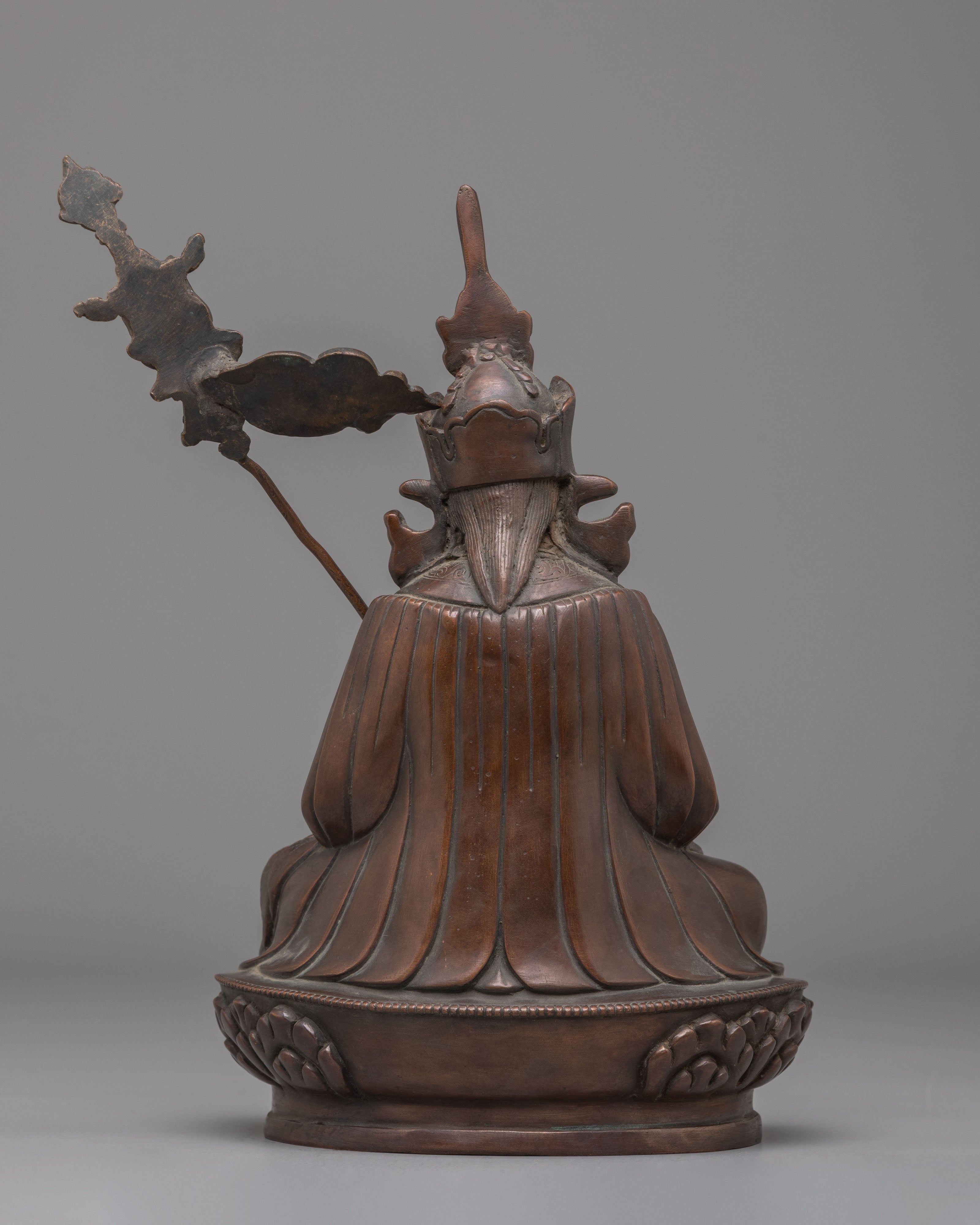 Handcrafted Copper Guru Norla Statue | Symbol of Protection