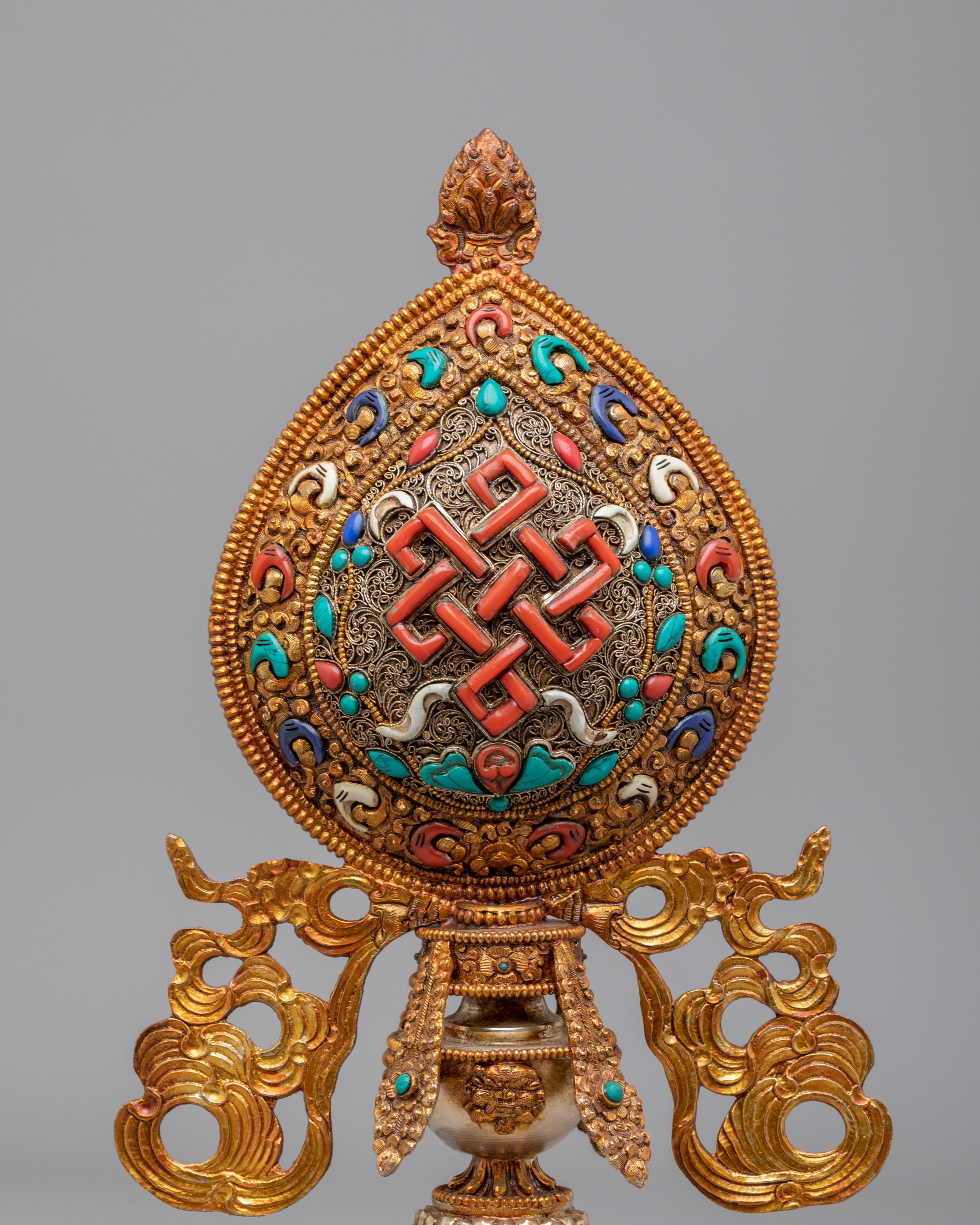 Sacred Ashtamangala Set for Altar | Tibetan Eight Auspicious Symbols Set
