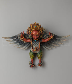 Garuda Wall Hanging with Gemstone
