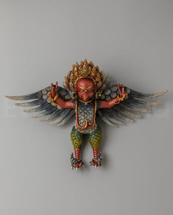 Garuda Wall Hanging with Gemstone